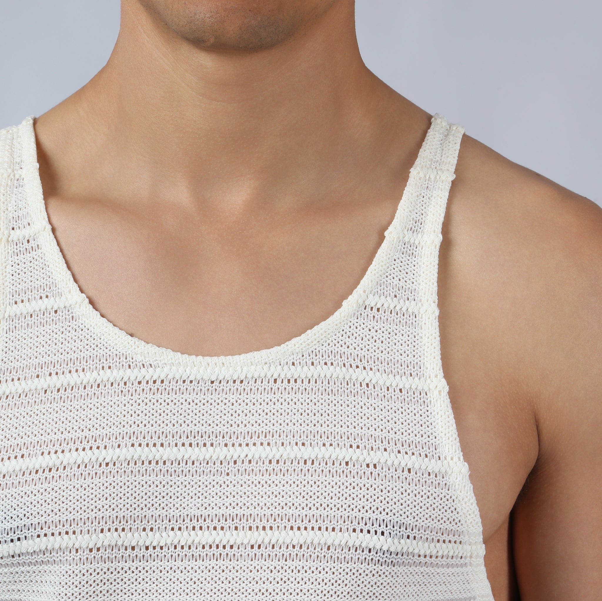 NEW- Ivory Sundown Knit Tank