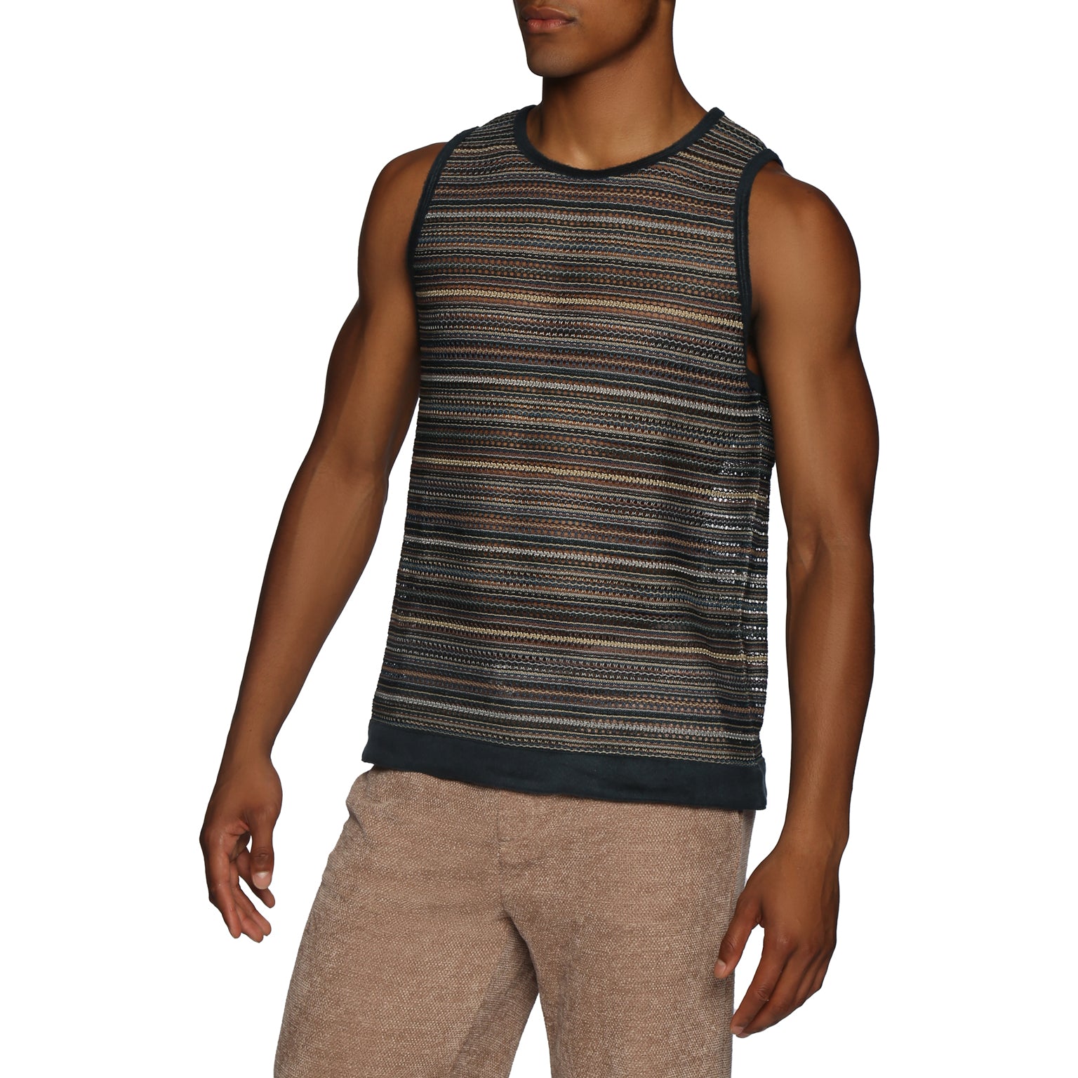 Conifer Green Cardiff Muscle Tee - parke & ronen