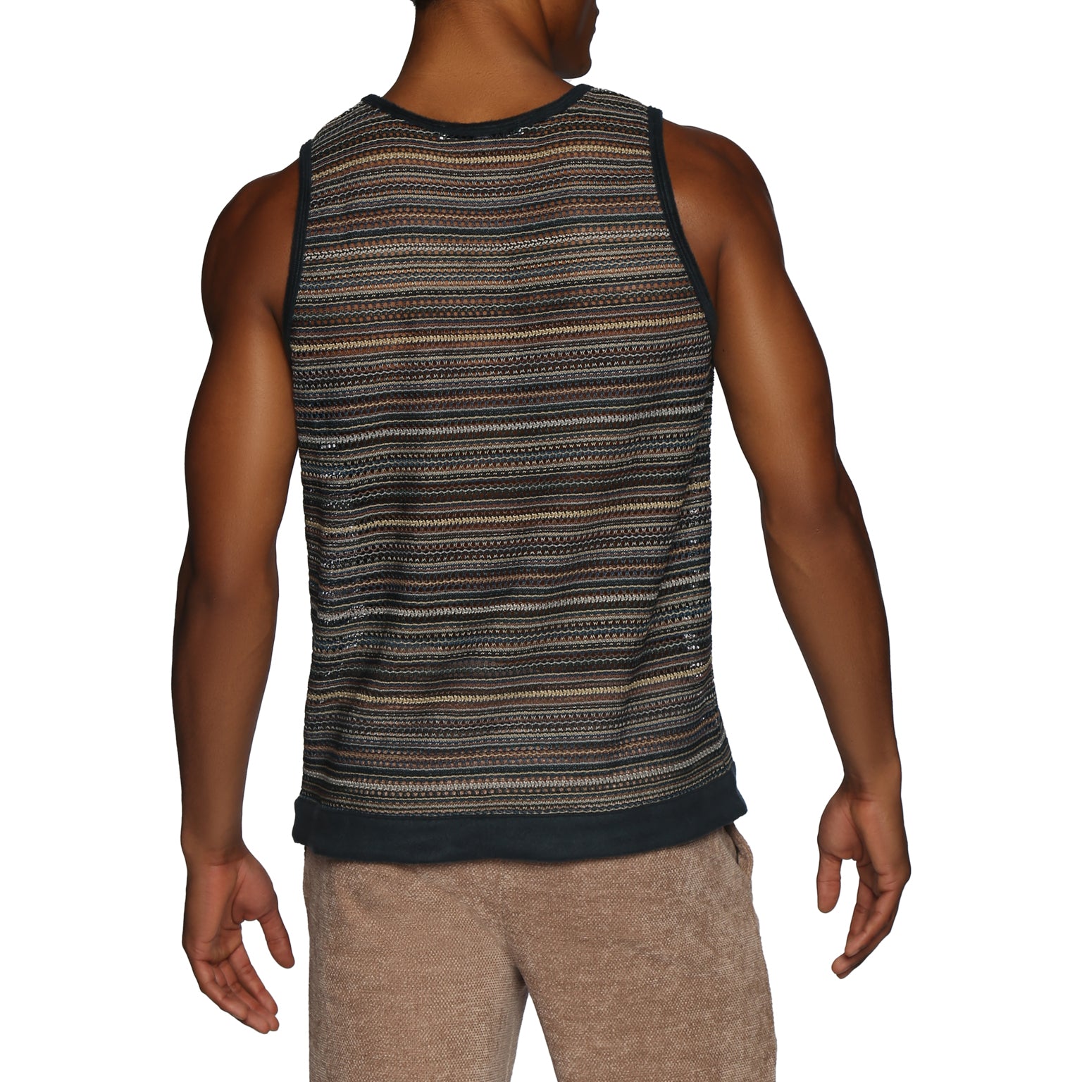 Conifer Green Cardiff Muscle Tee - parke & ronen