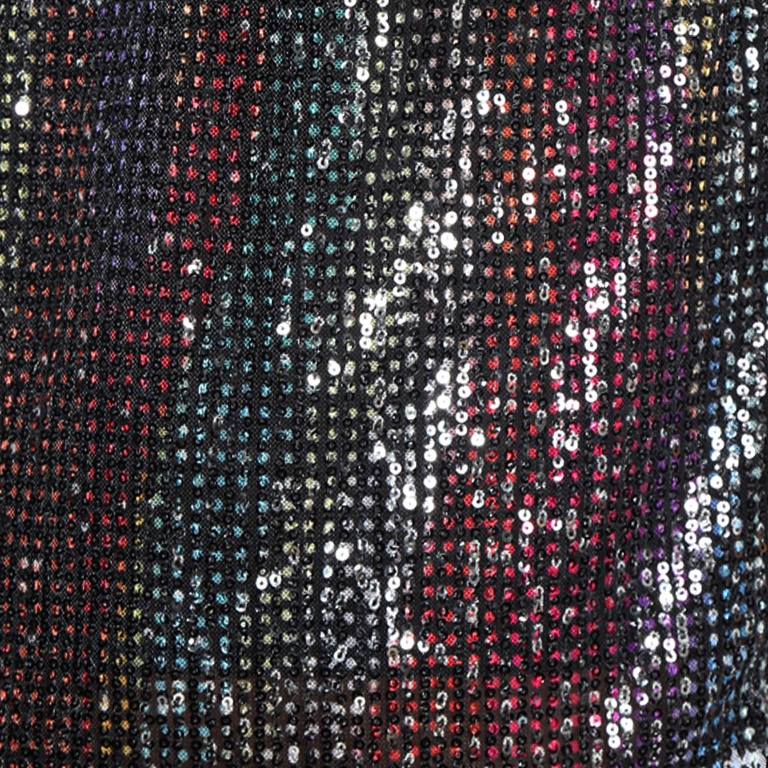 PRIDE EDITION- Funfetti Black Sequin Muscle Tee