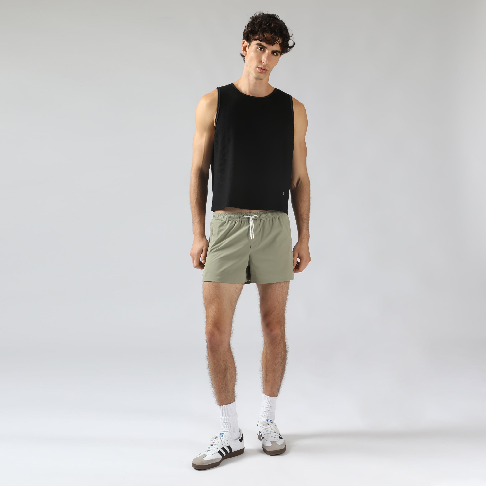 ACTIONWEAR Black Strata Flex Muscle Tee