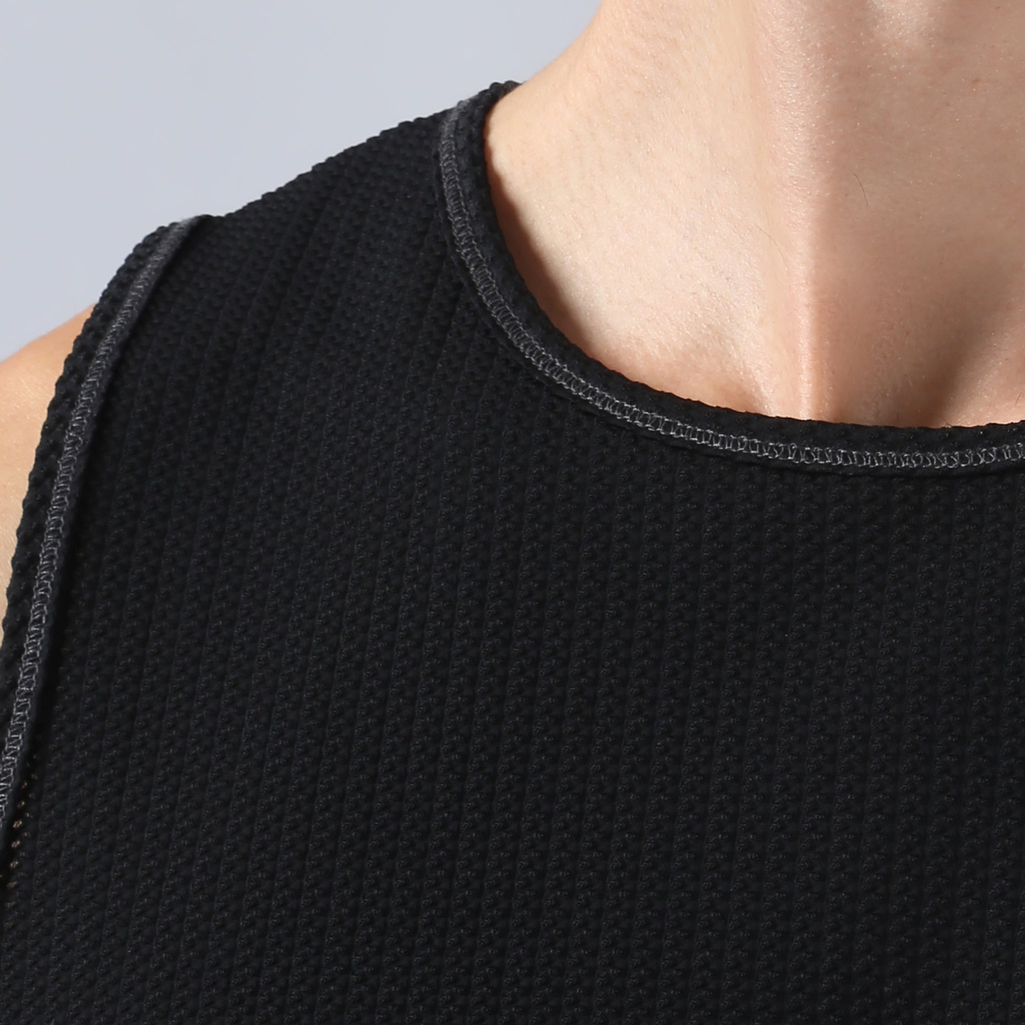 ACTIONWEAR Black Strata Flex Muscle Tee