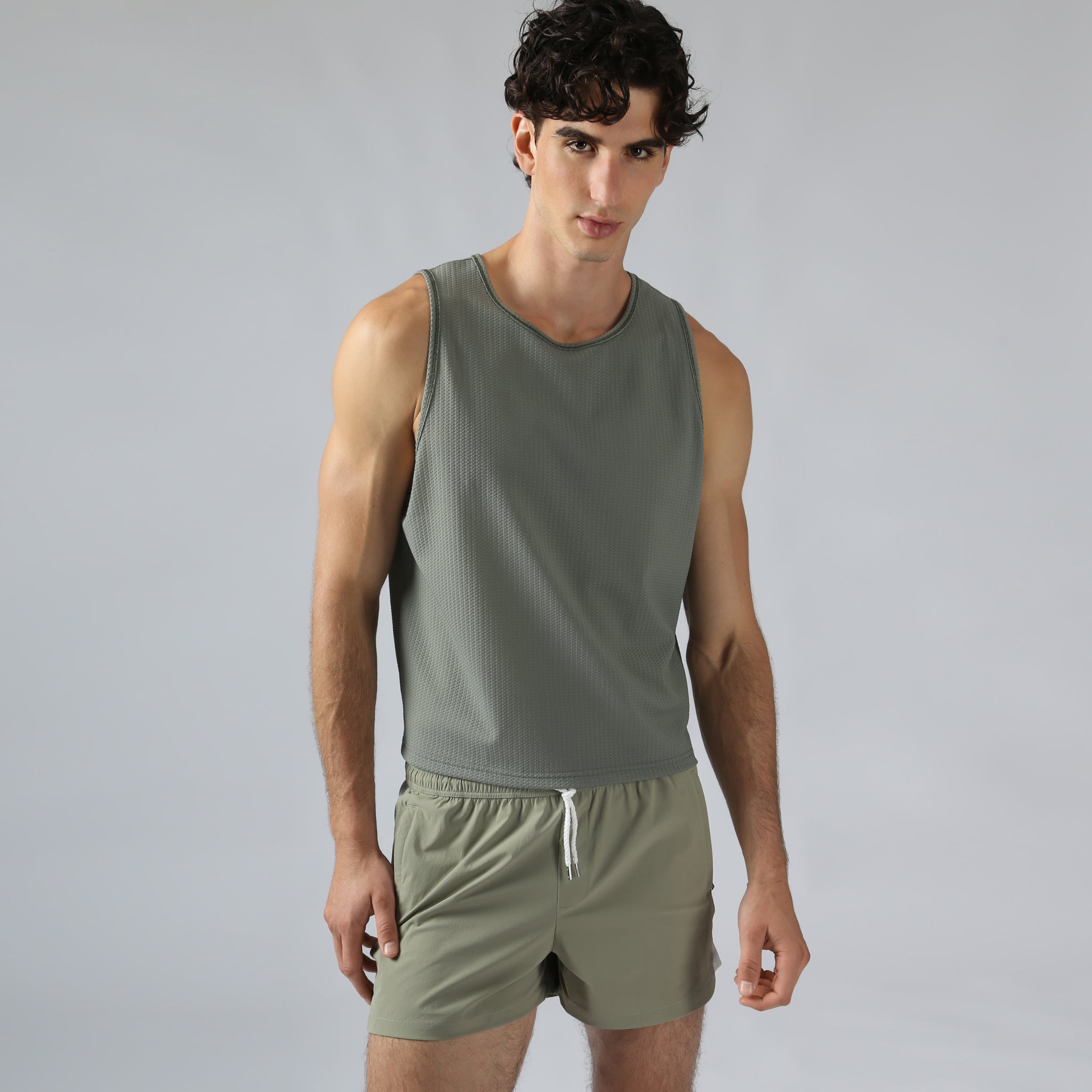 ACTIONWEAR Sage Strata Flex Muscle Tee