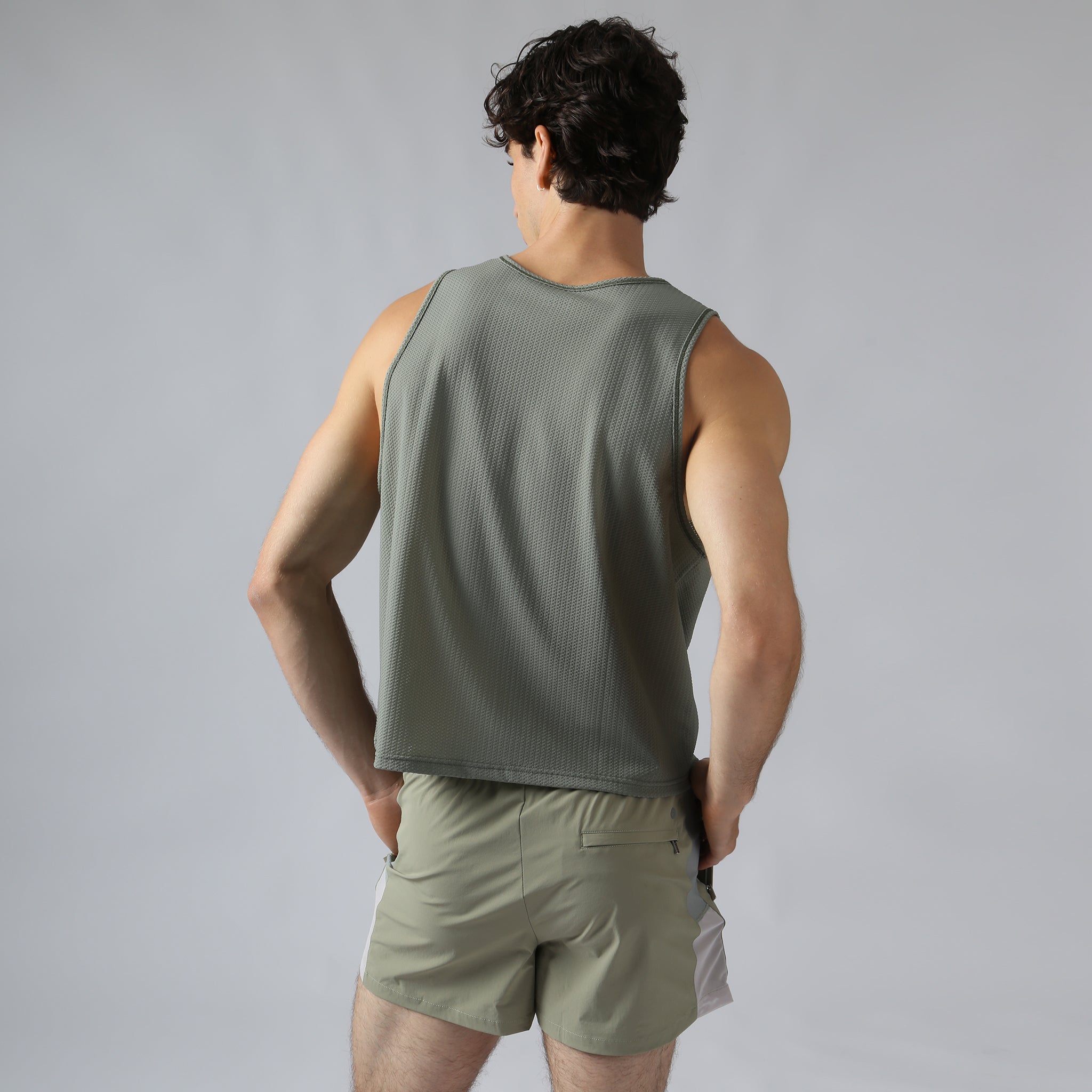 ACTIONWEAR Sage Strata Flex Muscle Tee