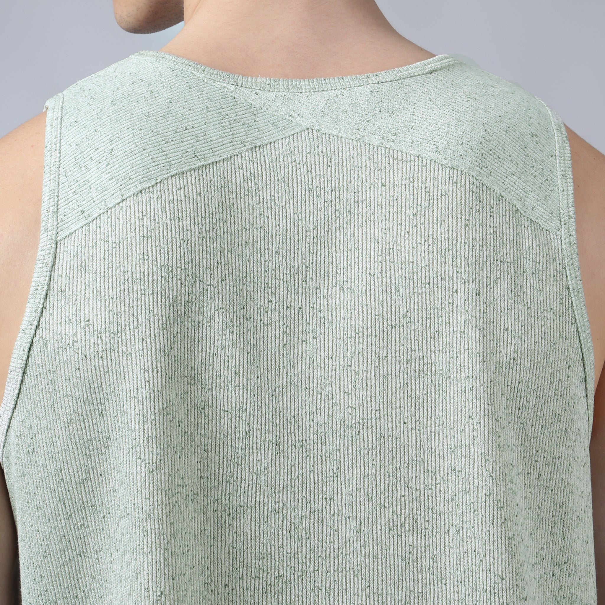 Cactus Pointillist Muscle Tee - Parke & Ronen