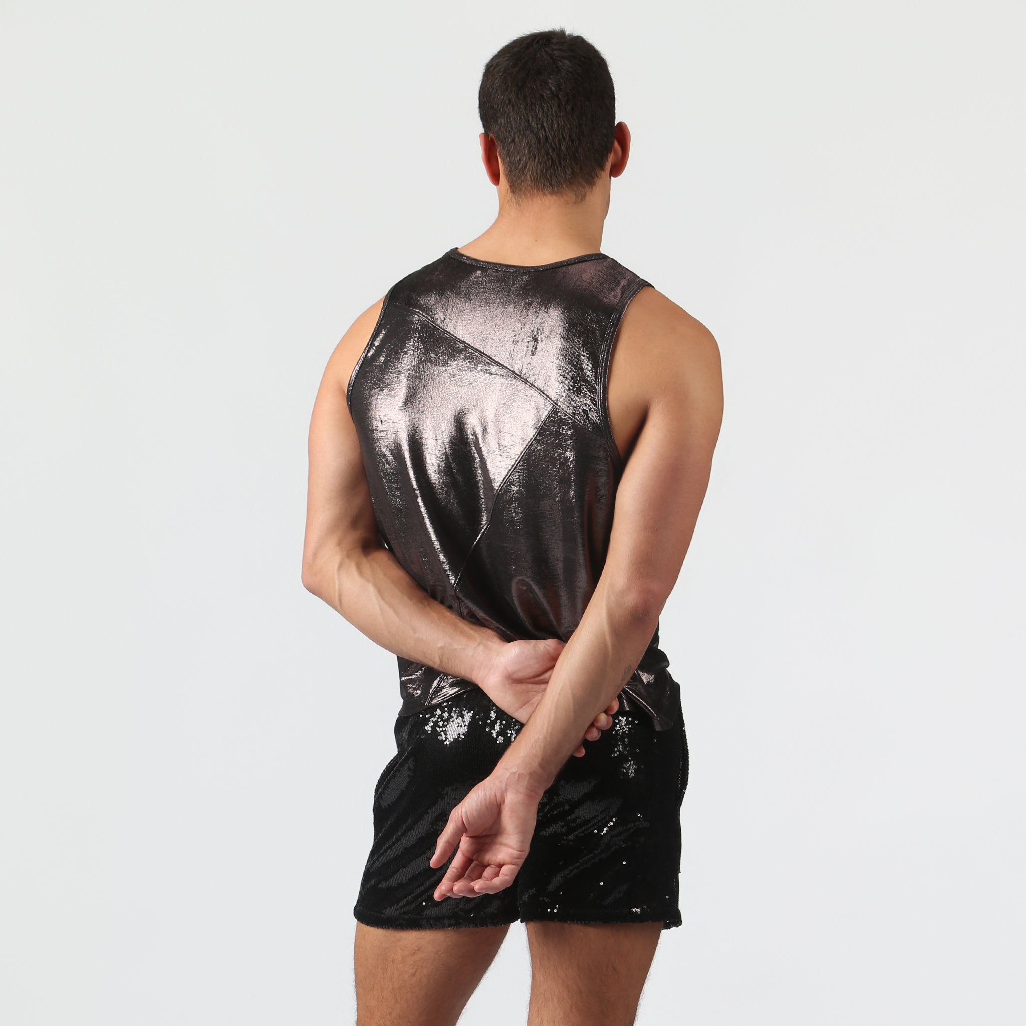 NEW- Bronze Black Spettacolo Muscle Tee