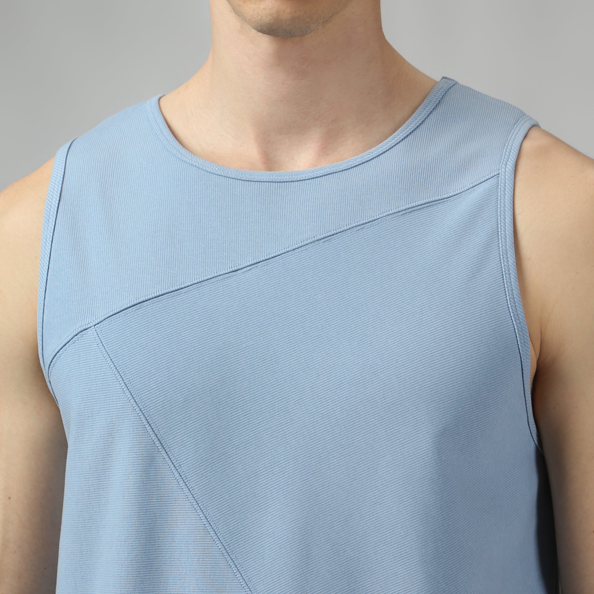 NEW- Sky Beach Walk Rib Muscle Tee - Parke & Ronen