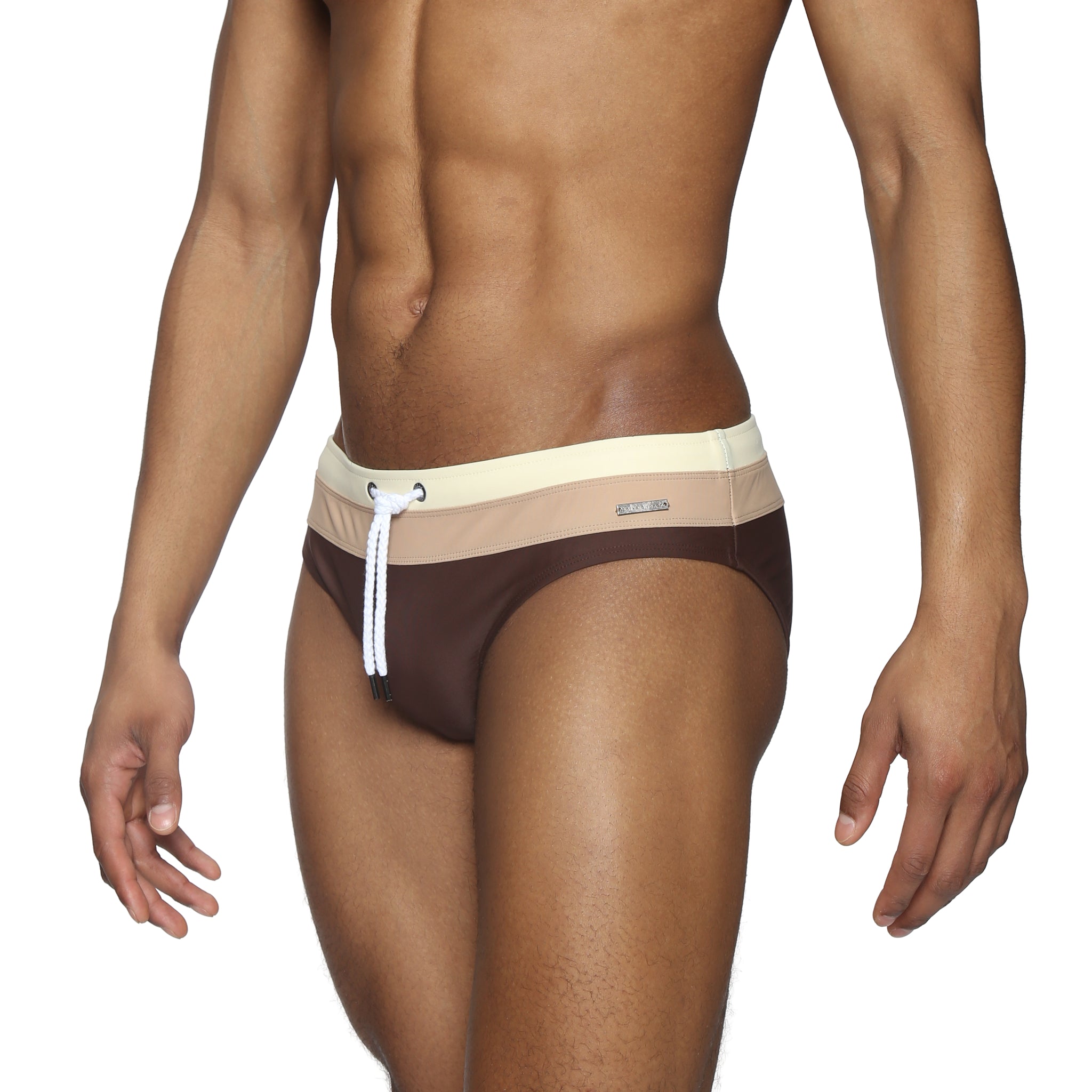 Coffee Colorblock Meridian Bikini - Parke & Ronen