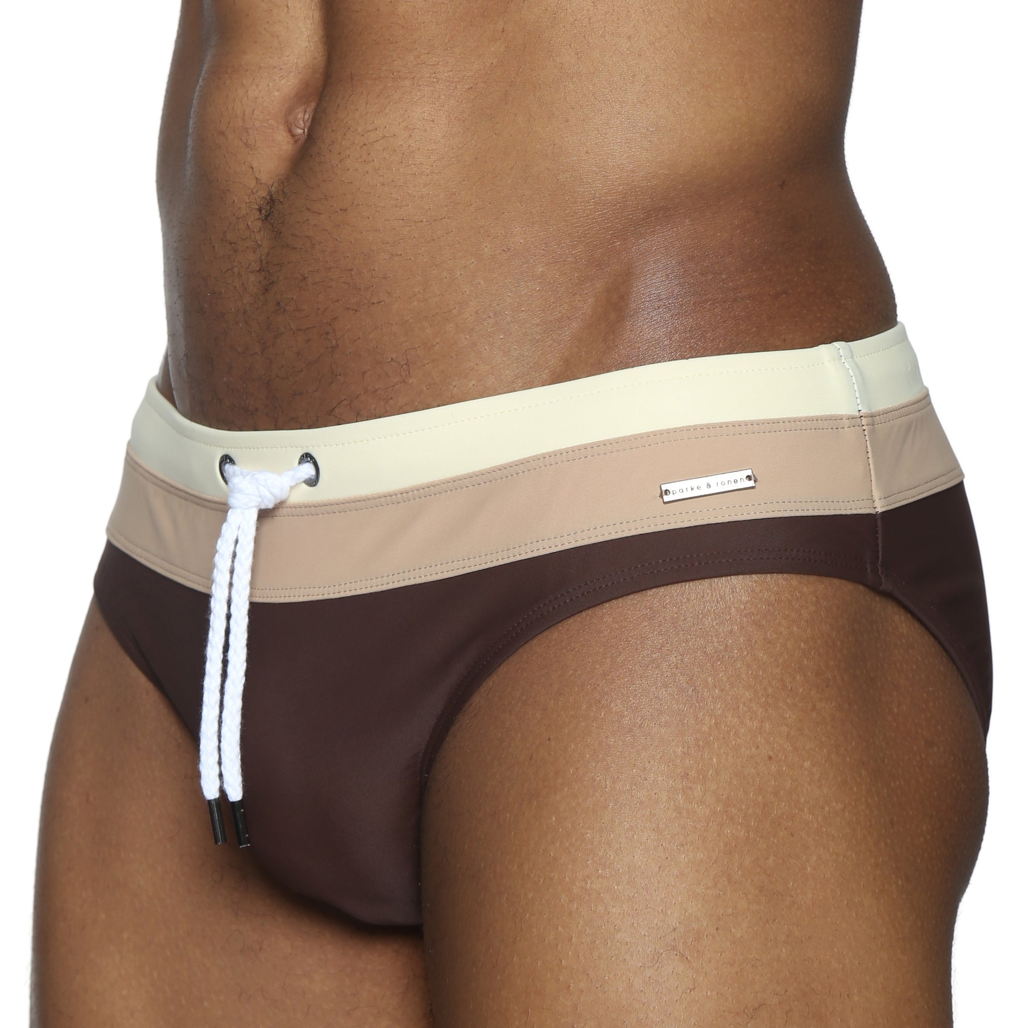 Coffee Colorblock Meridian Bikini - Parke & Ronen