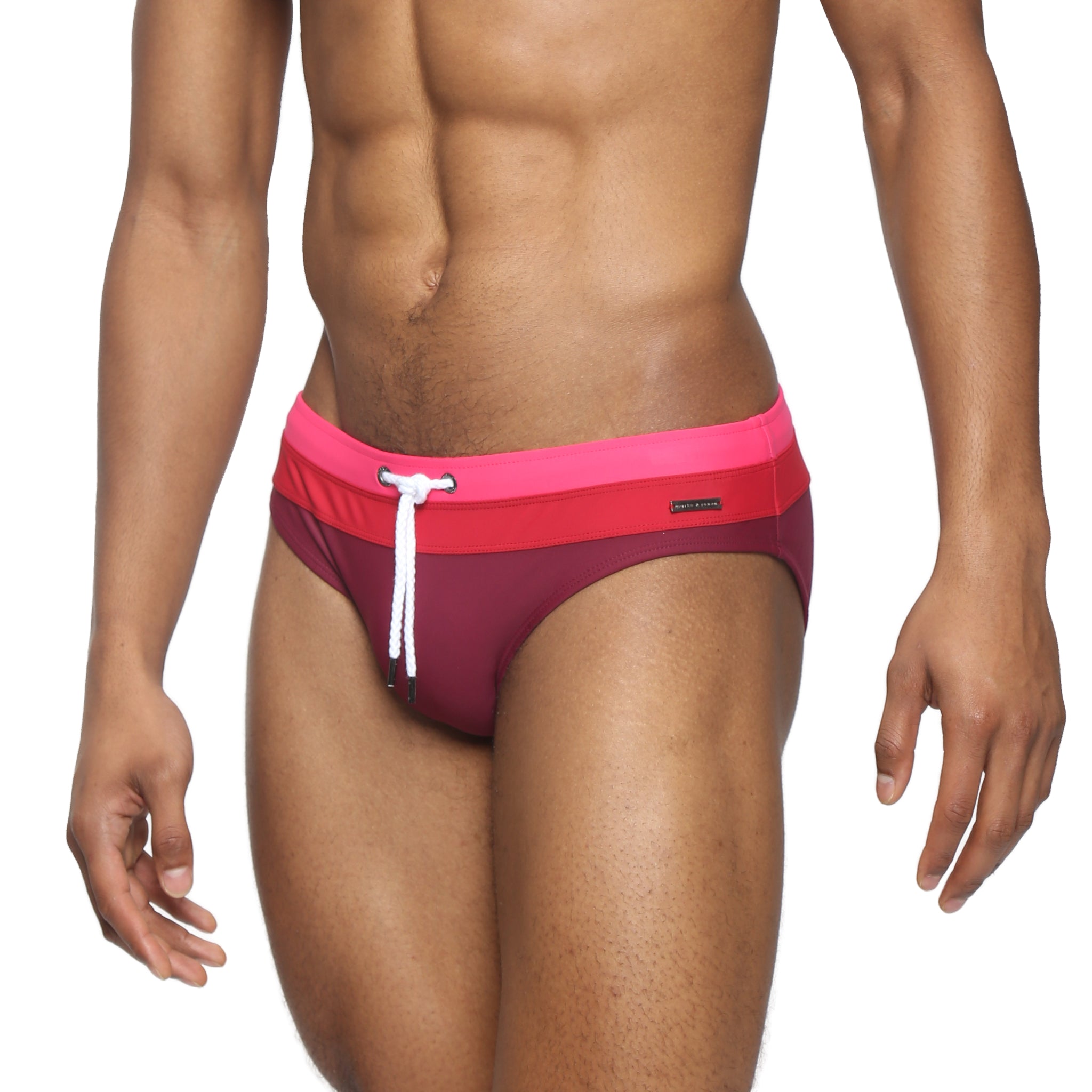 NEW- Garnet Colorblock Meridian Bikini