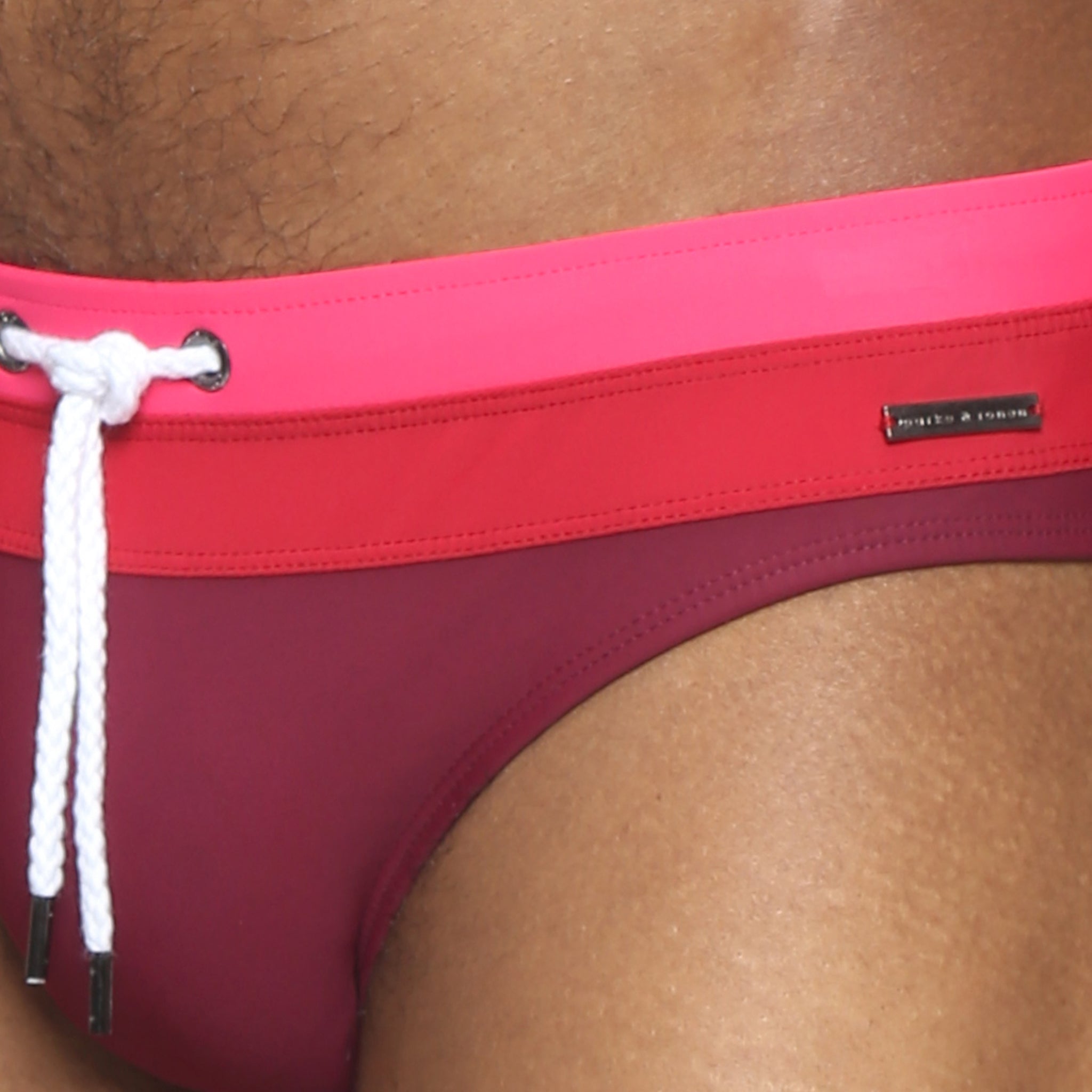 NEW- Garnet Colorblock Meridian Bikini