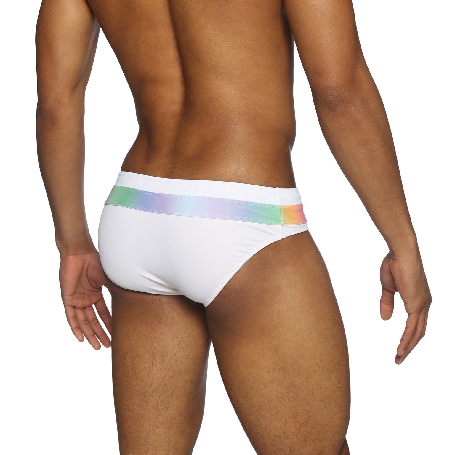 PRIDE EDITION- Luminous White Colorblock Meridian Bikini