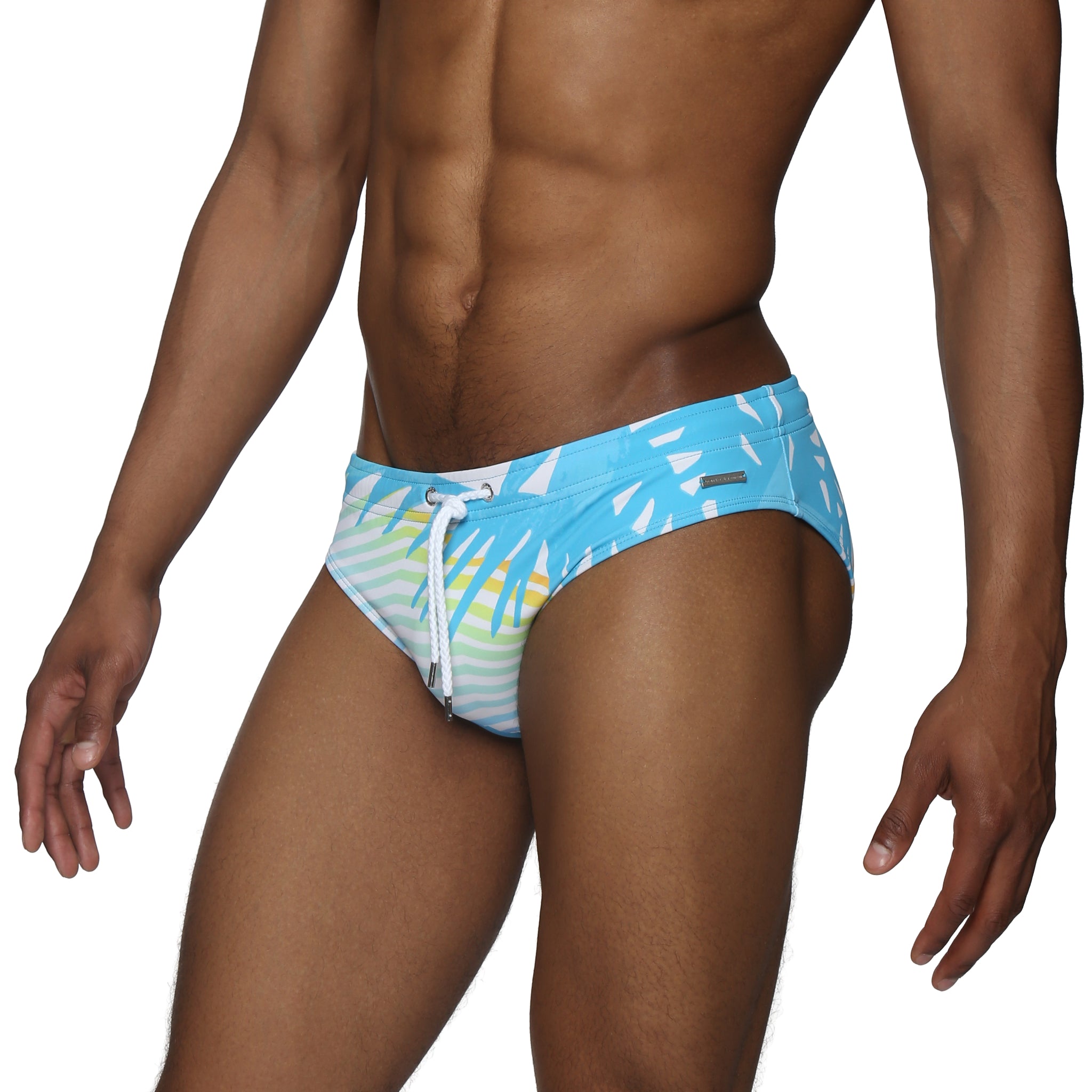 Azure Praia Print Meridian Bikini - Parke & Ronen
