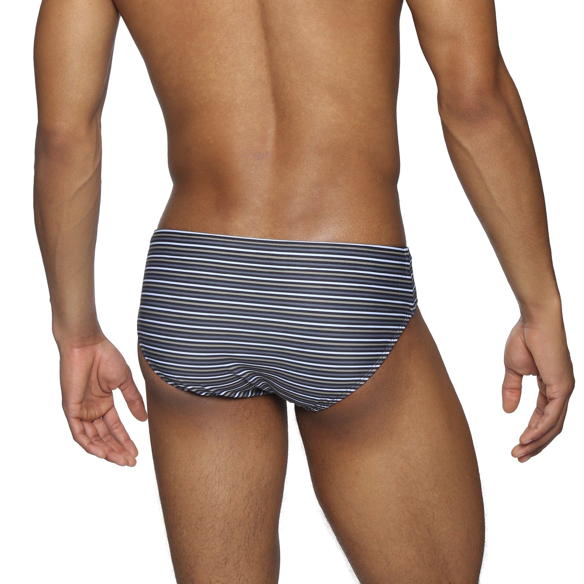 Black Pinline Printed Meridian Bikini - Parke & Ronen