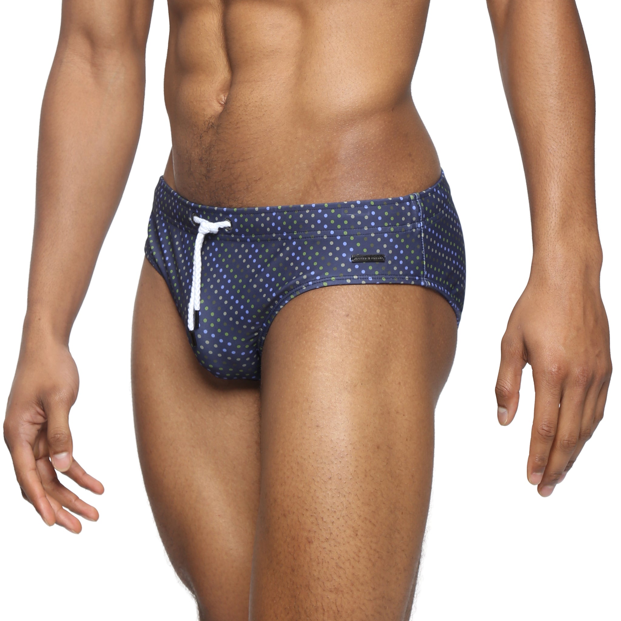 NEW- Navy Cascade Printed Meridian Bikini