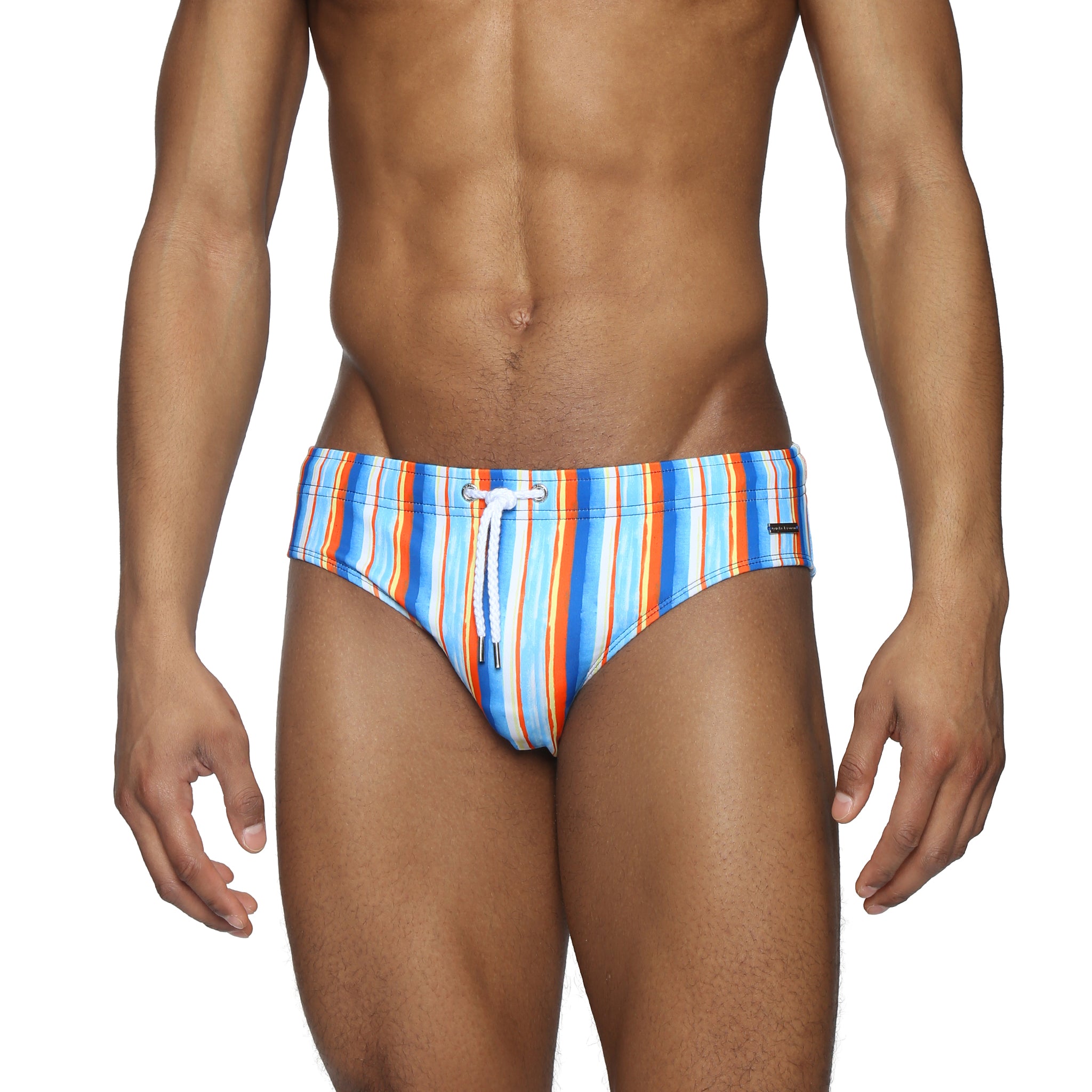 Pacific Tidebreak Stripe Printed Meridian Bikini - Parke & Ronen