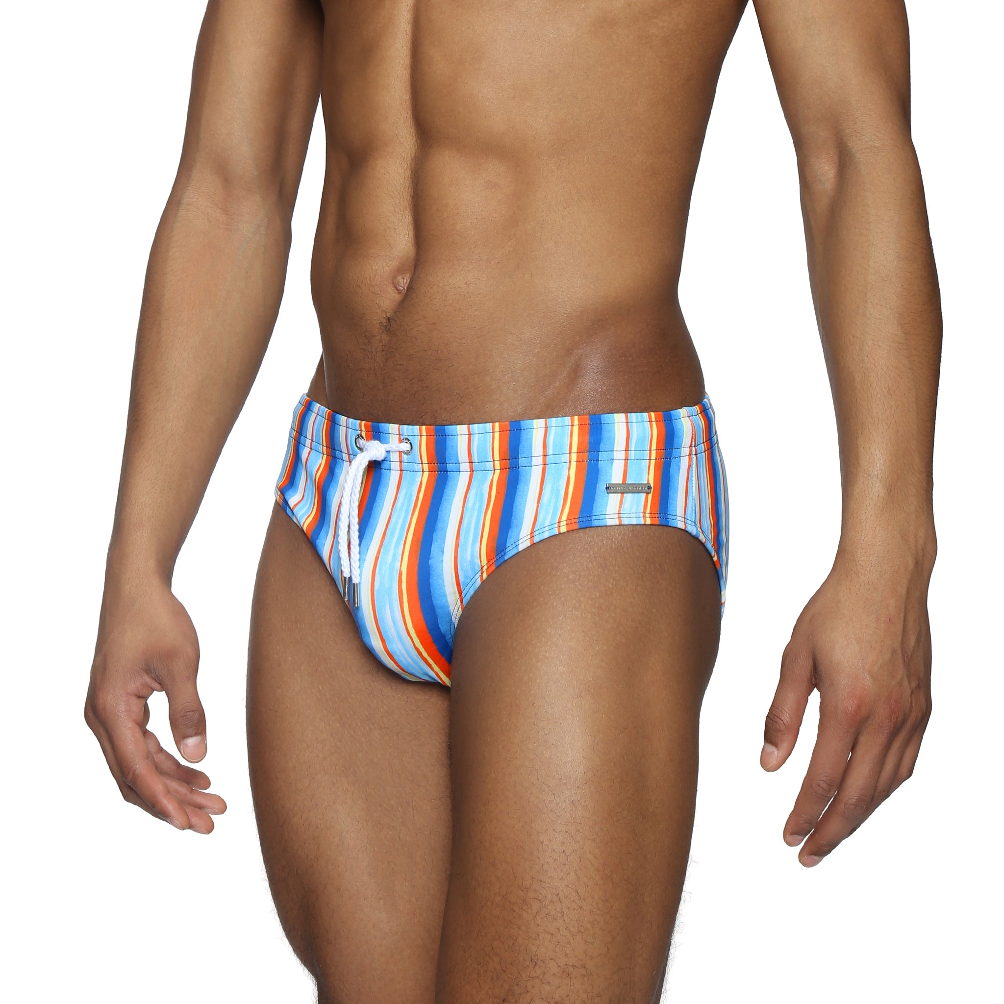 Pacific Tidebreak Stripe Printed Meridian Bikini - Parke & Ronen
