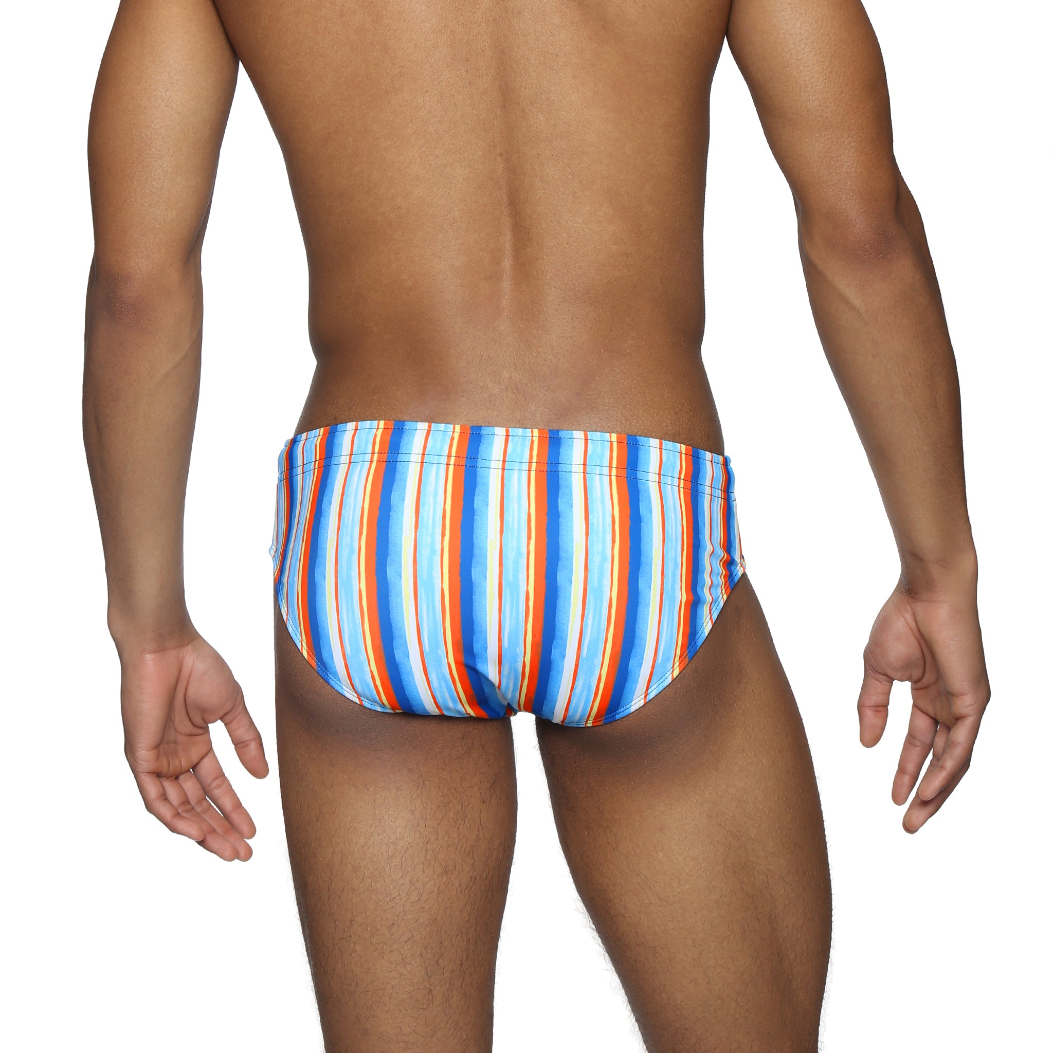 Pacific Tidebreak Stripe Printed Meridian Bikini - Parke & Ronen