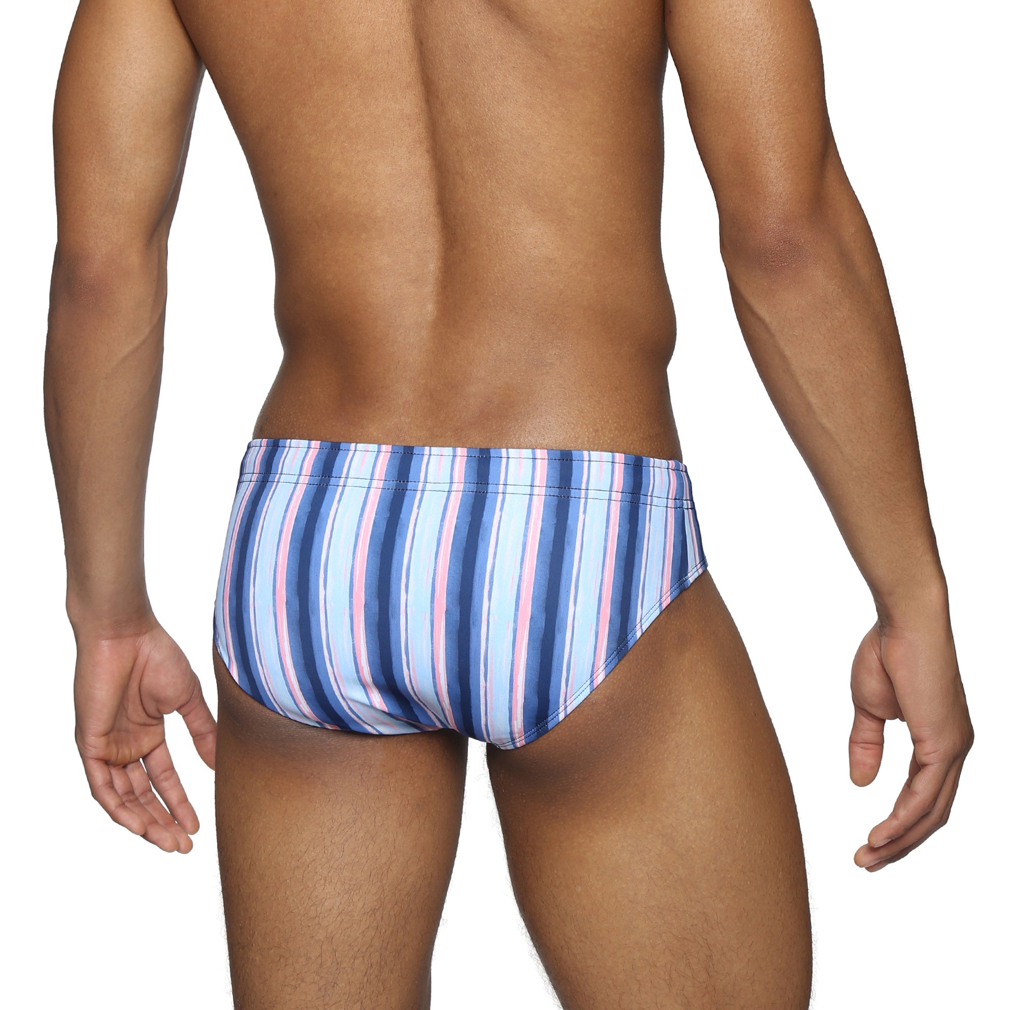 Twilight Tidebreak Stripe Printed Meridian Bikini - Parke & Ronen