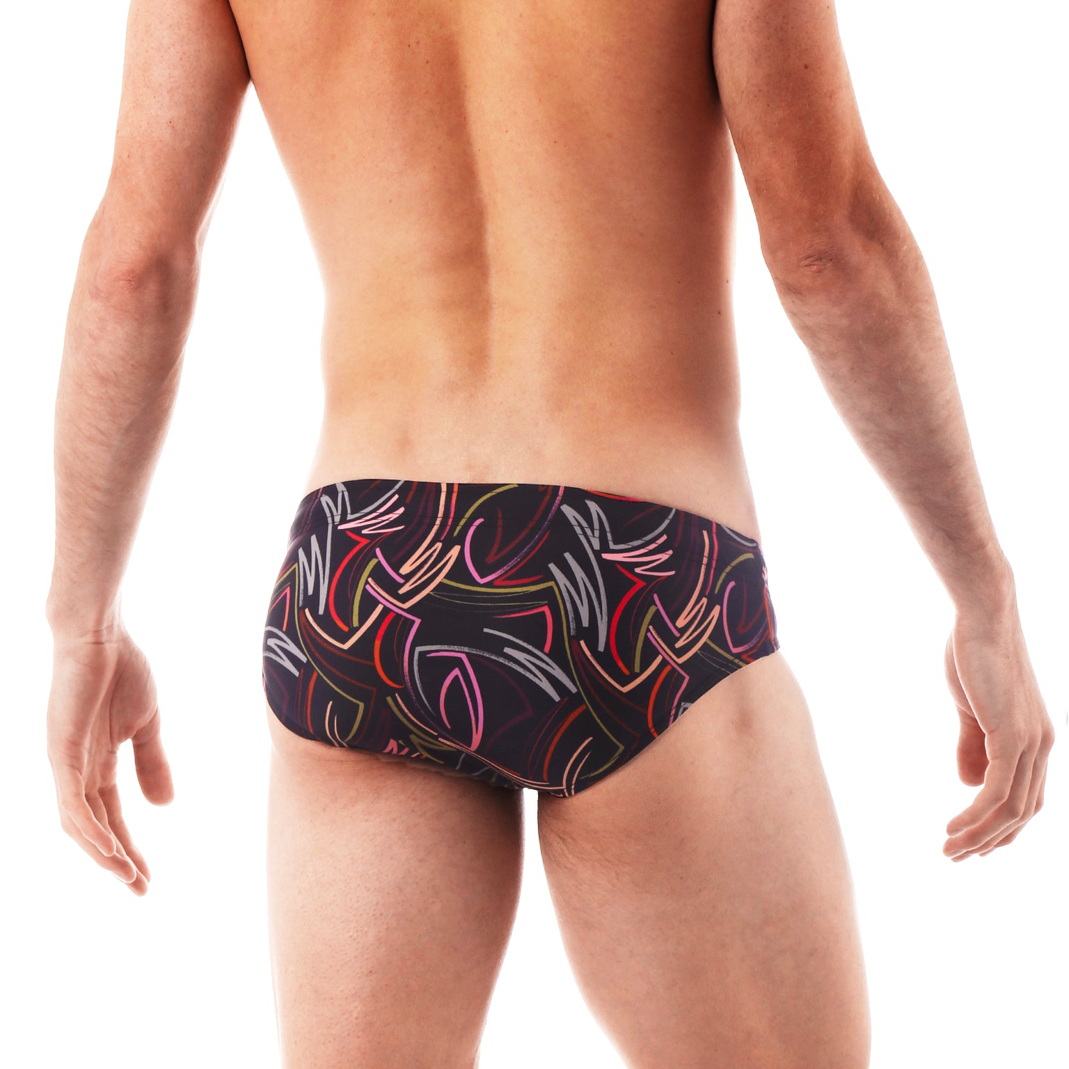 Black Rowdy Print Meridian Brief