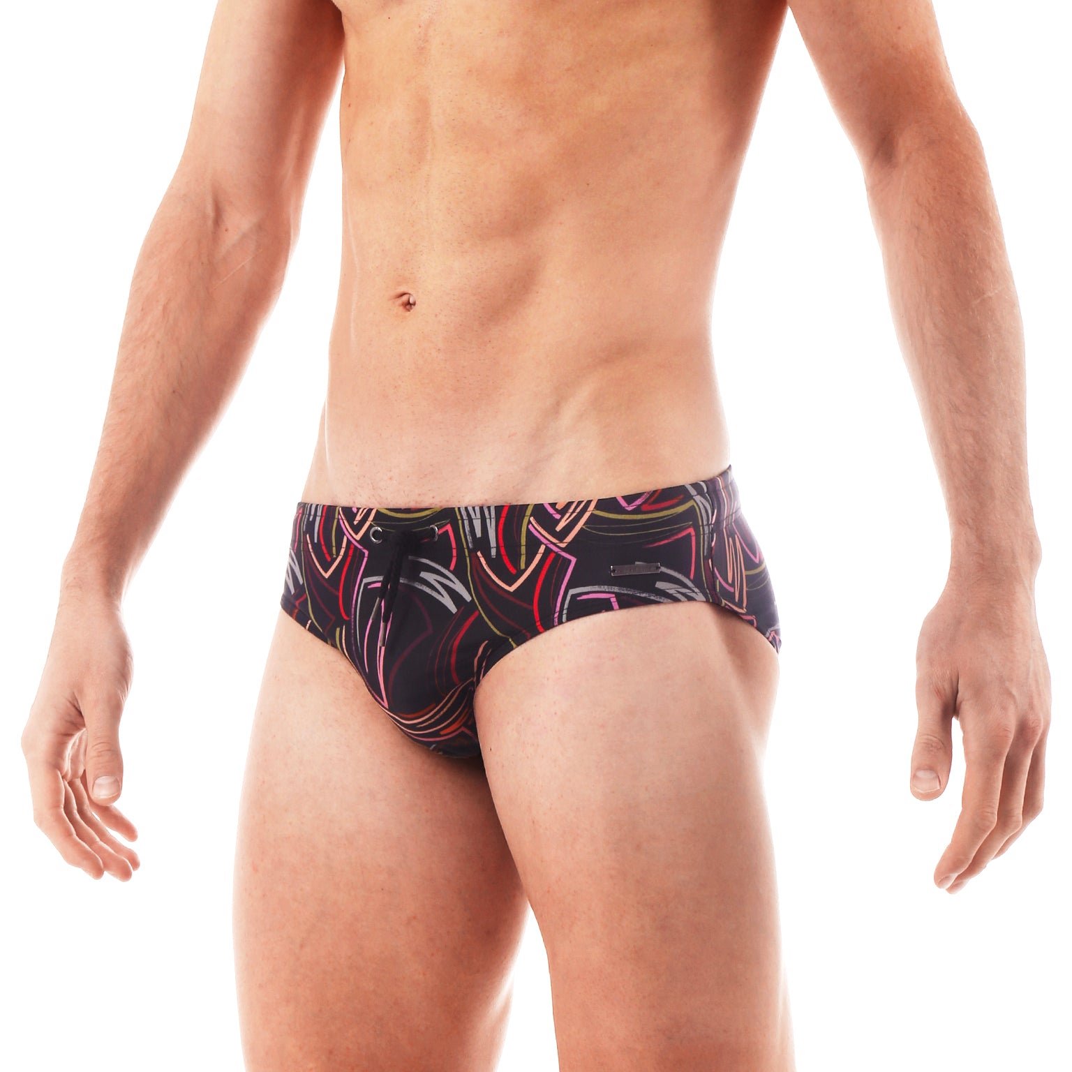 Black Rowdy Print Meridian Brief