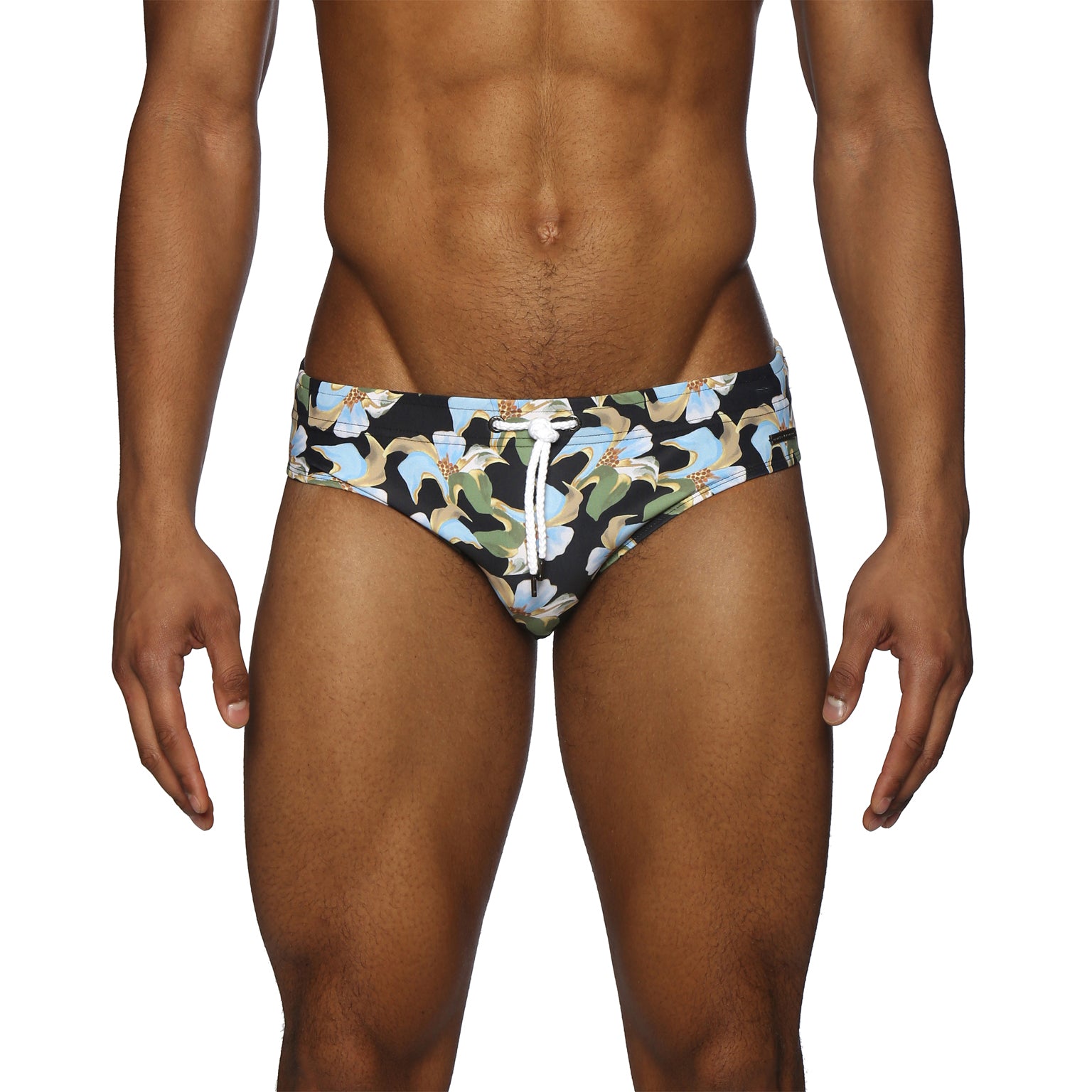 tiger lily swim Tiger Lily Black Printed Meridian Bikini L