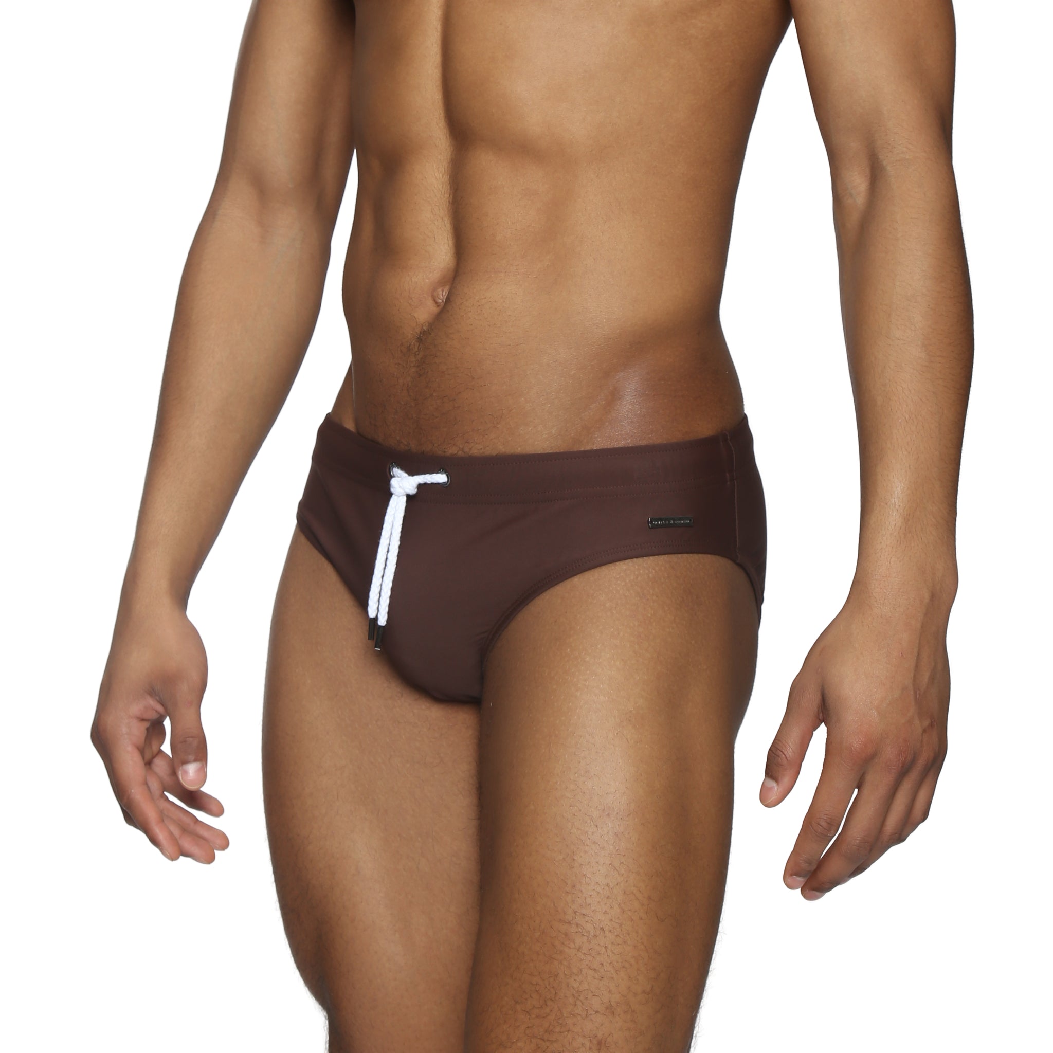 Chocolate Solid Meridian Bikini - Parke & Ronen