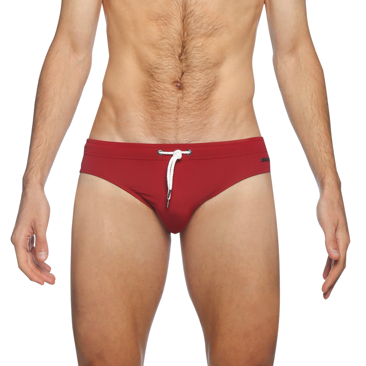 Maroon Solid Meridian Bikini