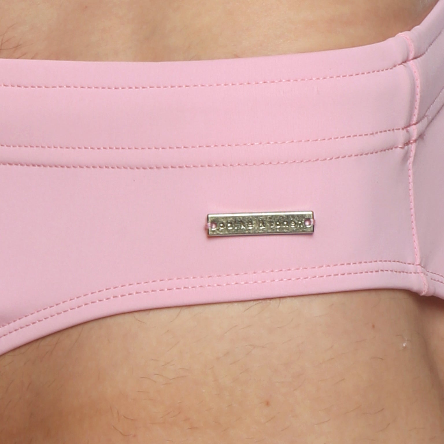 RESORT '24- Valentine Pink Solid Meridian Bikini