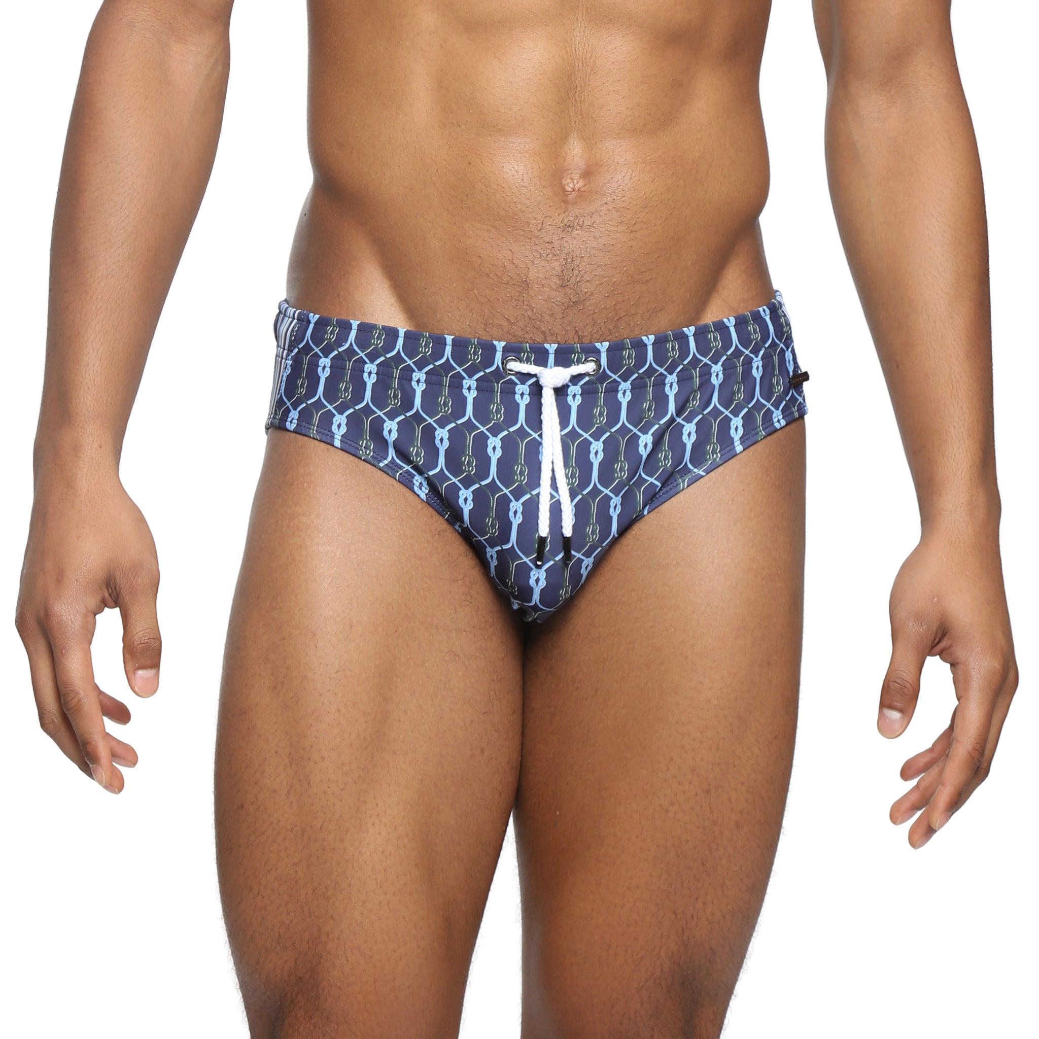 NEW- Navy Voyager Printed Meridian Bikini