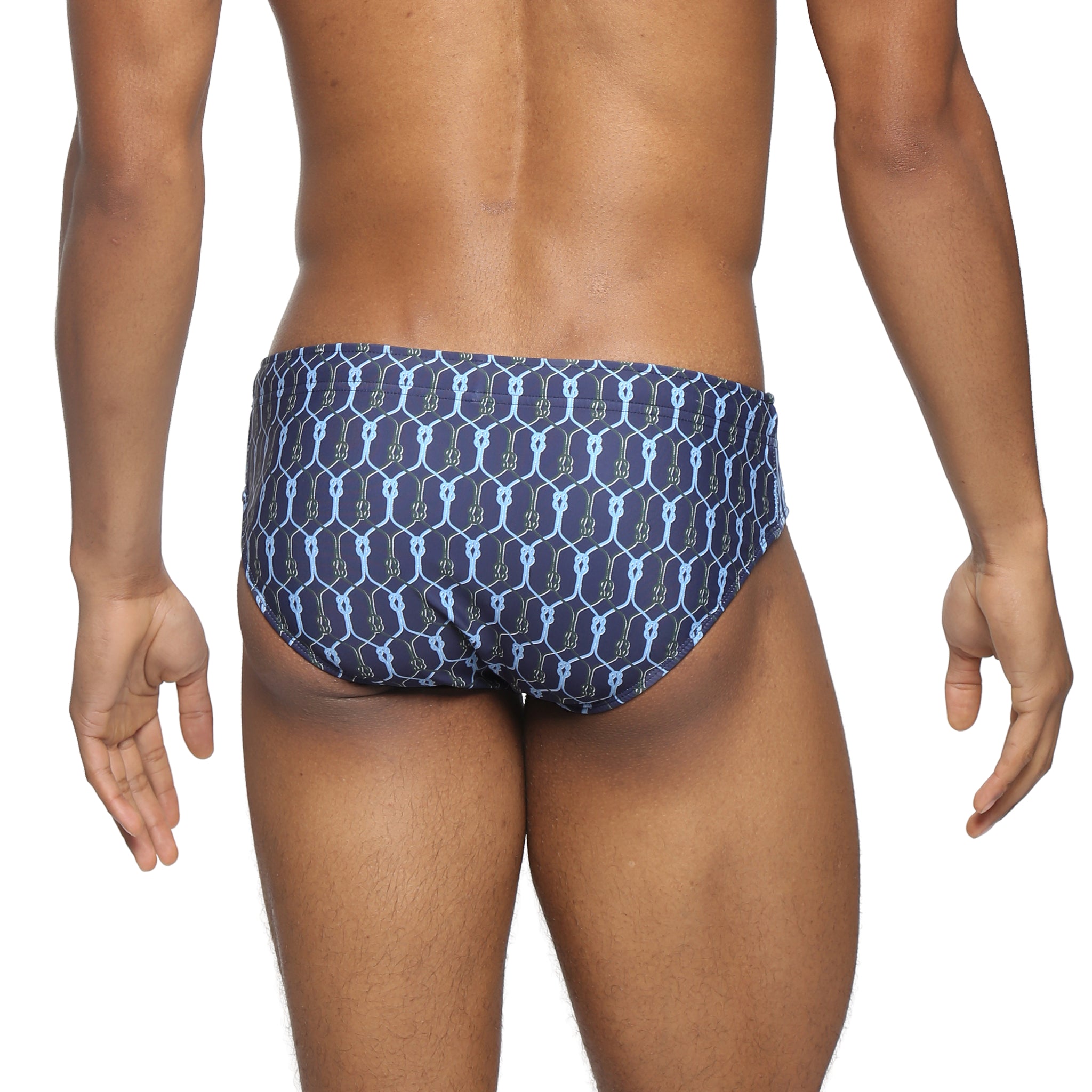 NEW- Navy Voyager Printed Meridian Bikini