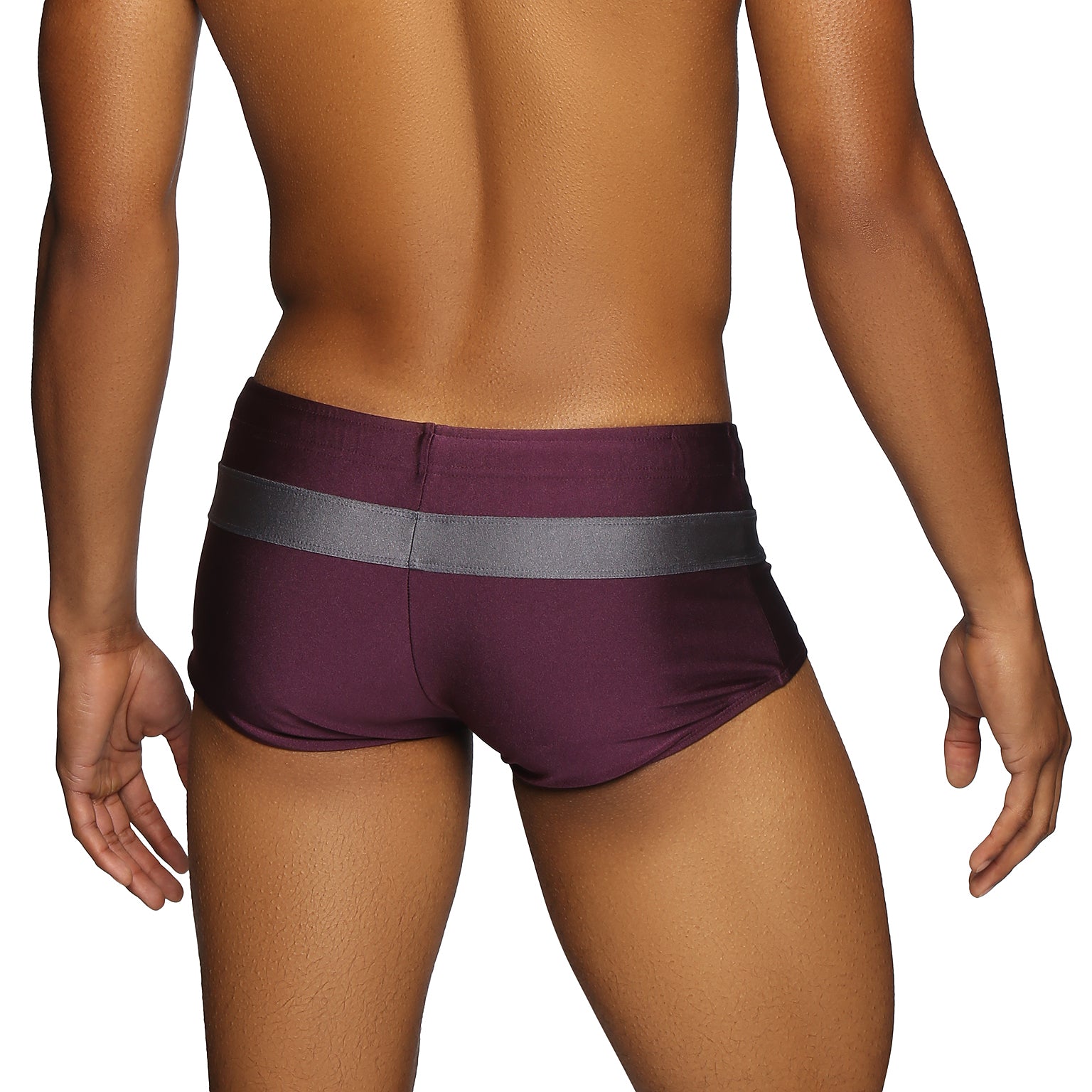 NEW RESORT '25- Plum Colorblock Corcovado Brief - parke & ronen