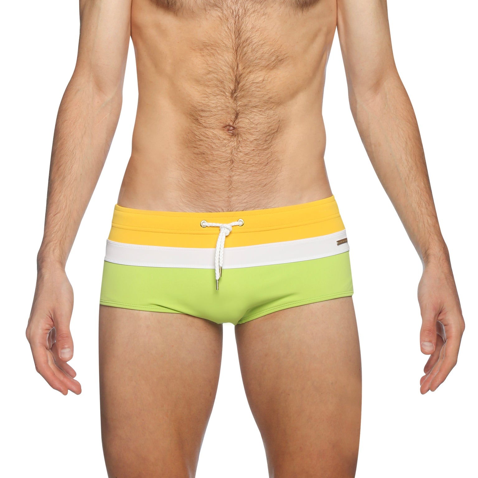 RESORT '24- Sunflower/Lime Colorblock Corcovado Brief