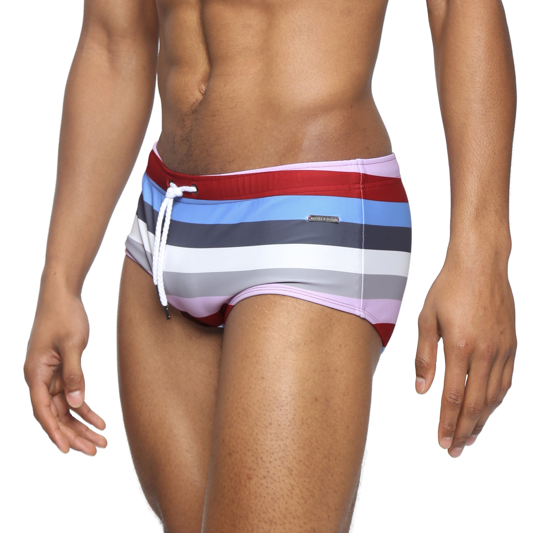 NEW- Maroon Ischia Printed Corcovado Brief