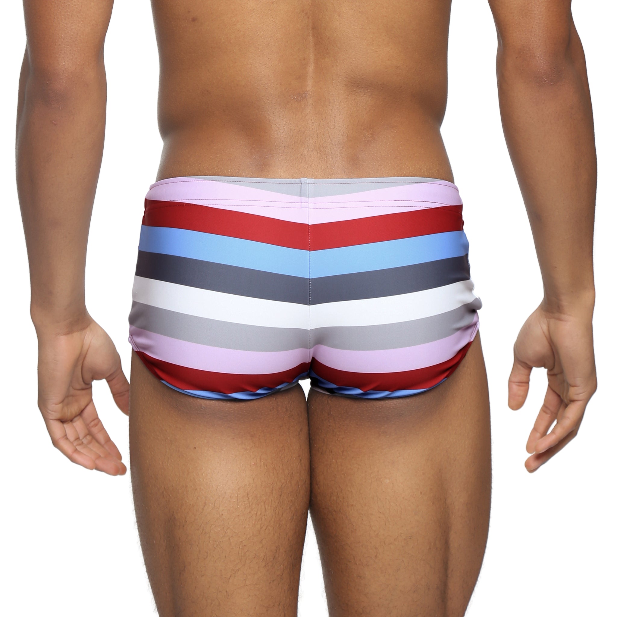 NEW- Maroon Ischia Printed Corcovado Brief