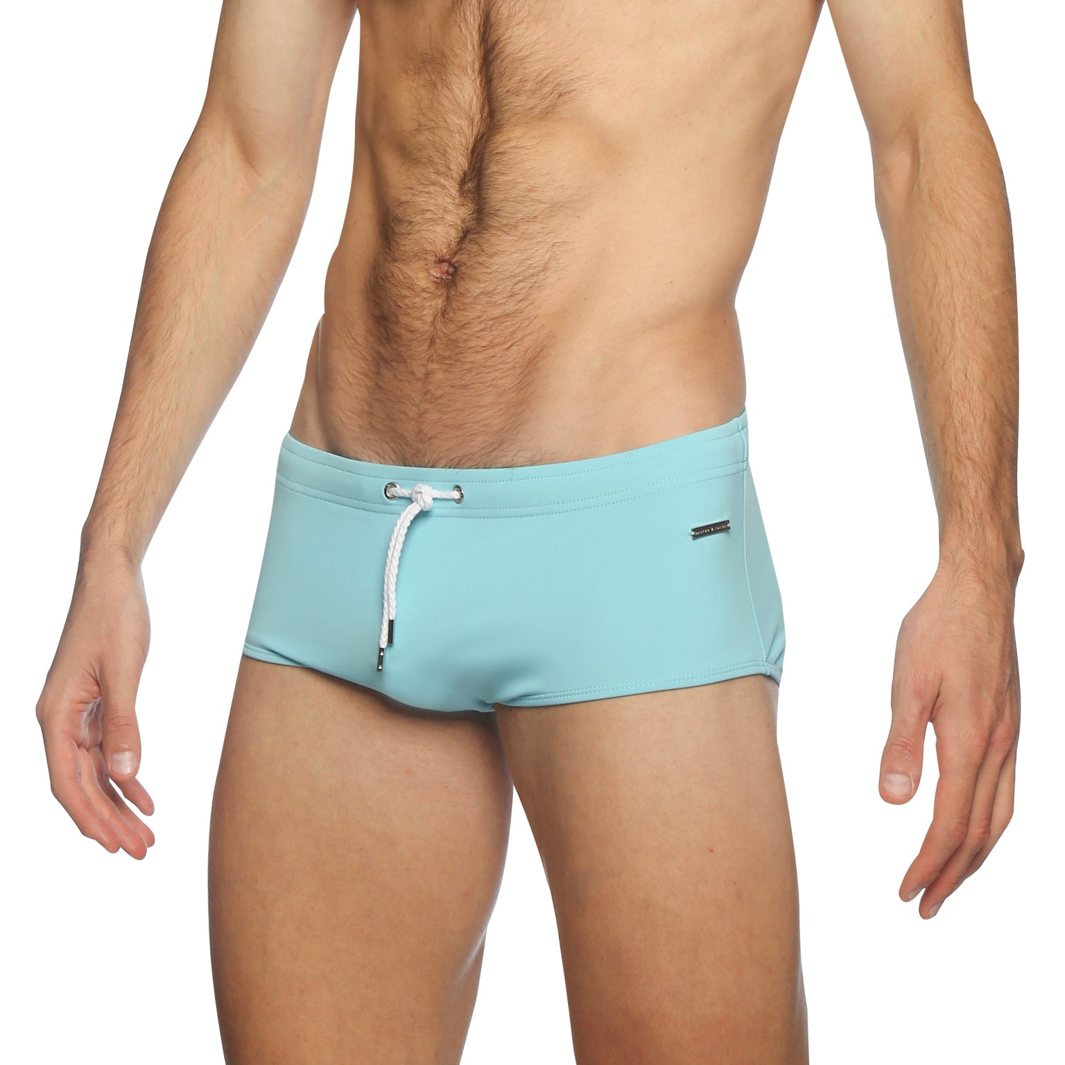 Celeste Blue Solid Corcovado Brief - parke & ronen