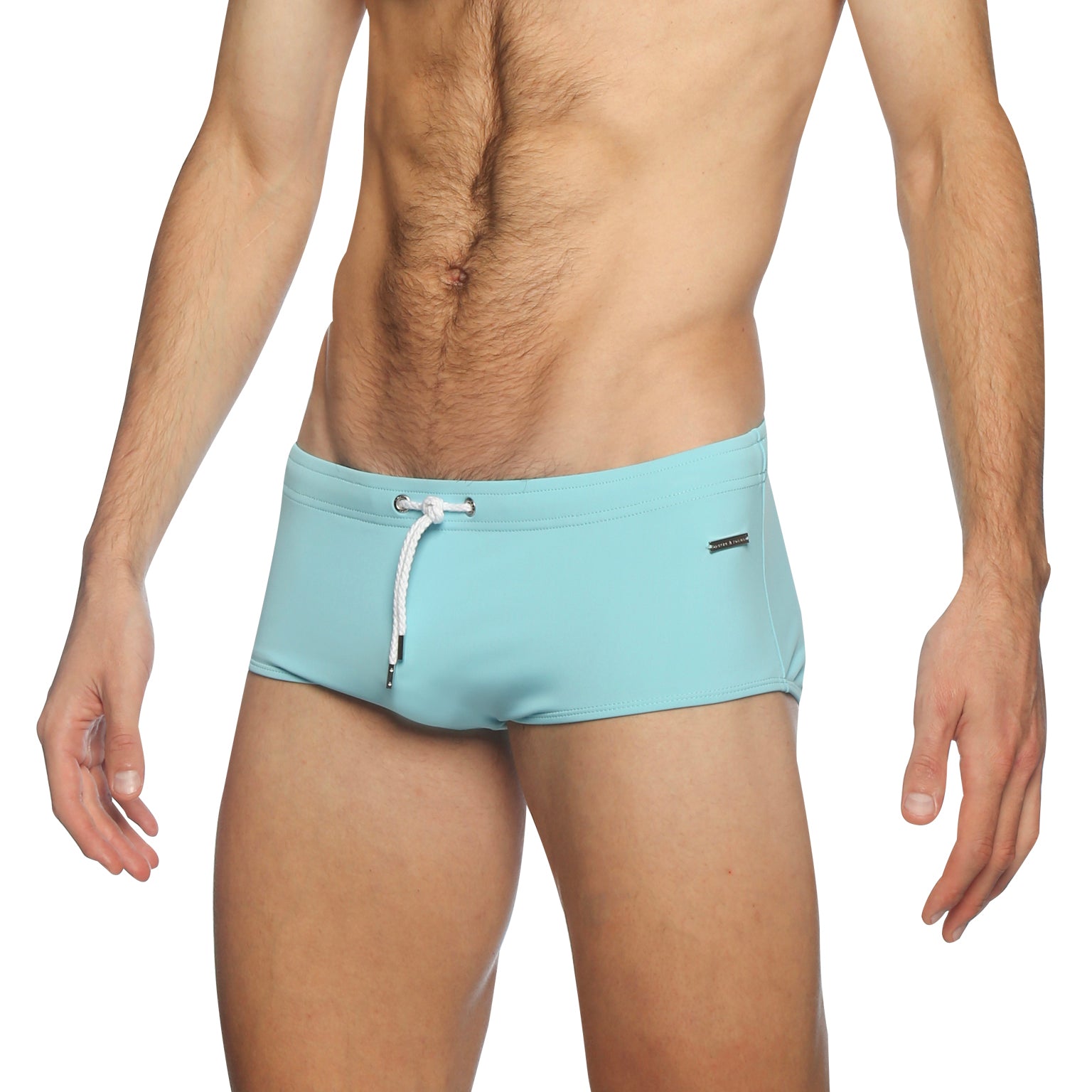 Celeste Blue Solid Corcovado Brief