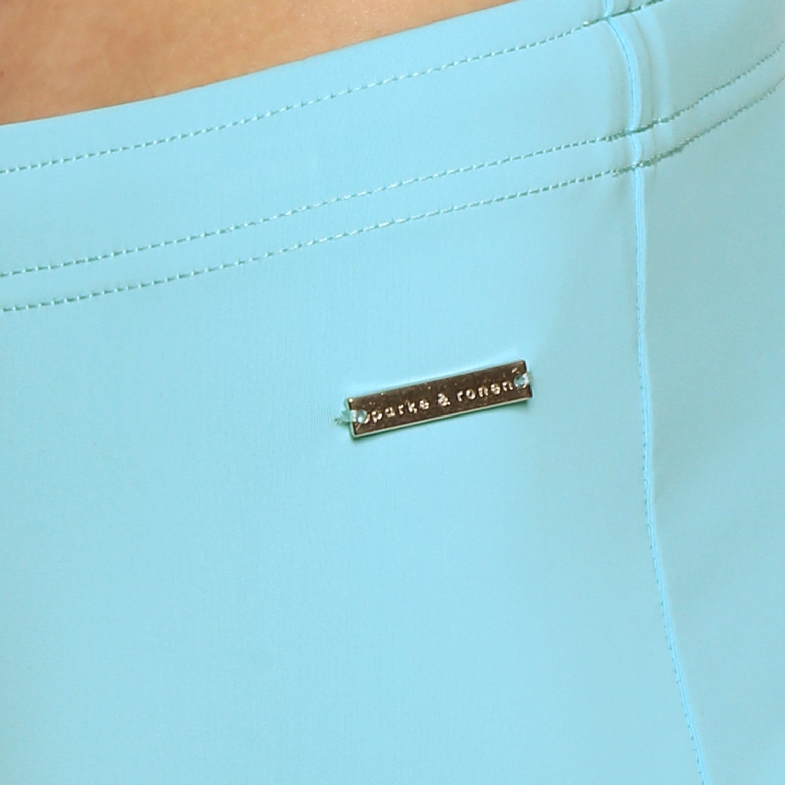 Celeste Blue Solid Corcovado Brief - parke & ronen