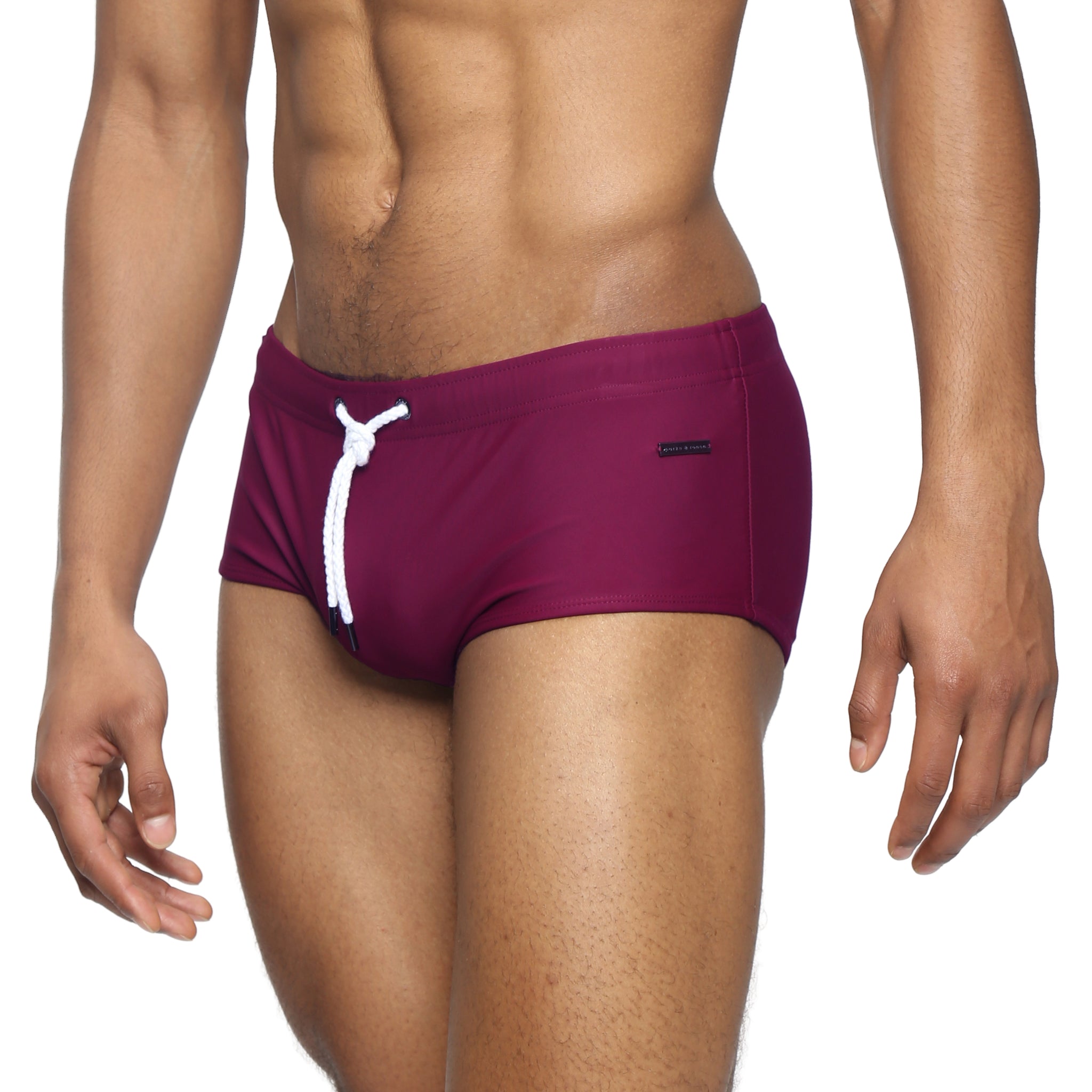 NEW- Garnet Solid Corcovado Brief