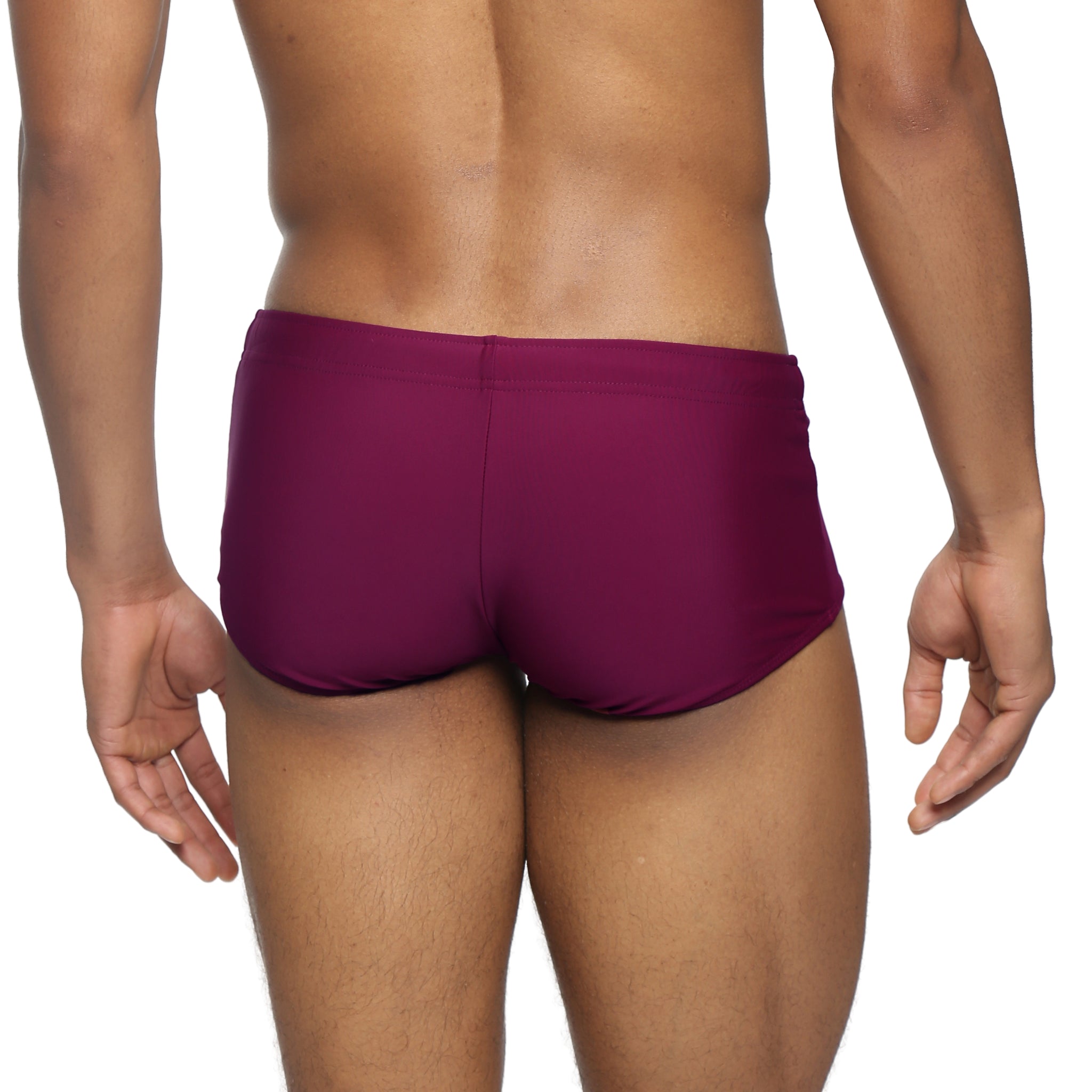 NEW- Garnet Solid Corcovado Brief