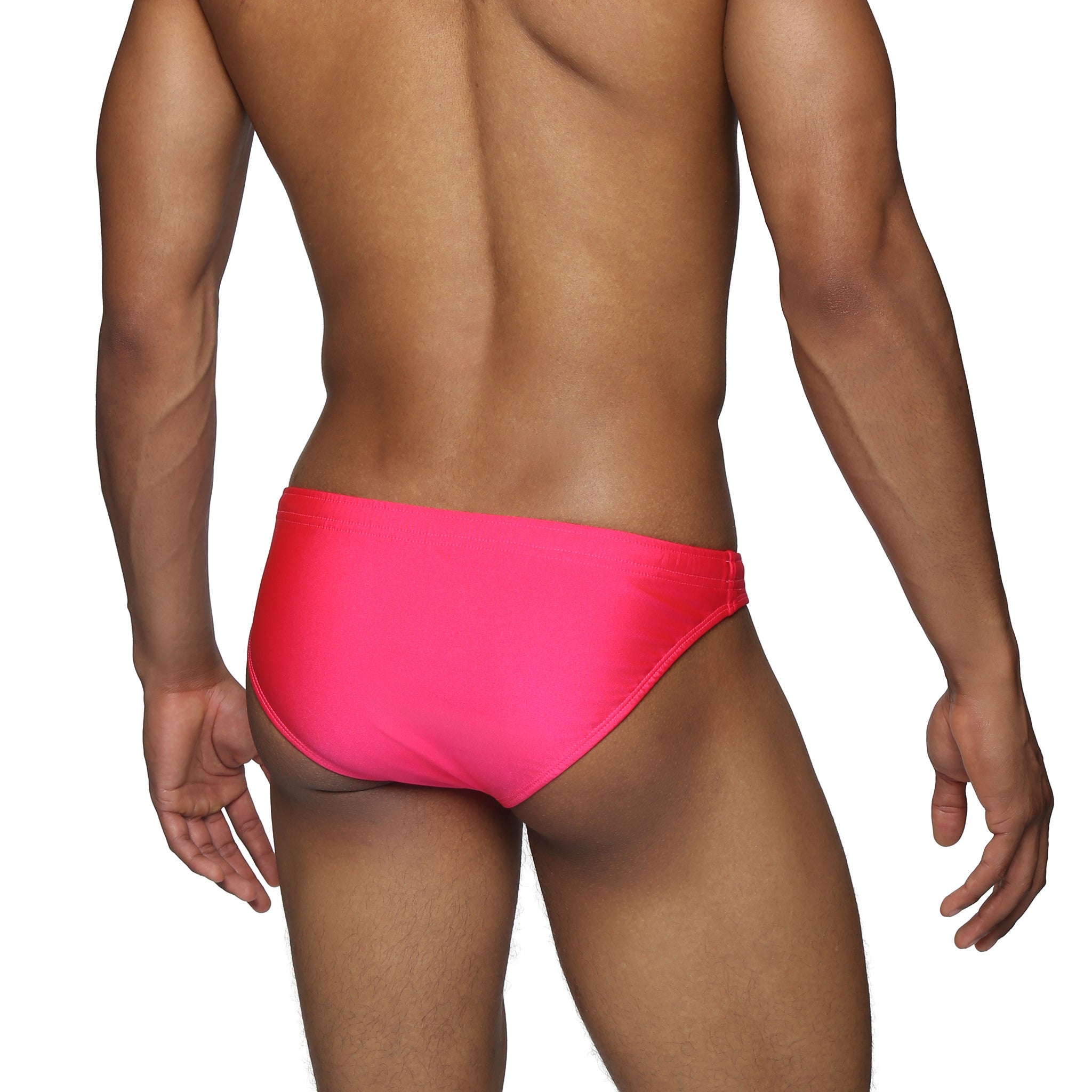 Electric Fuchsia Solid Blade Bikini - Parke & Ronen