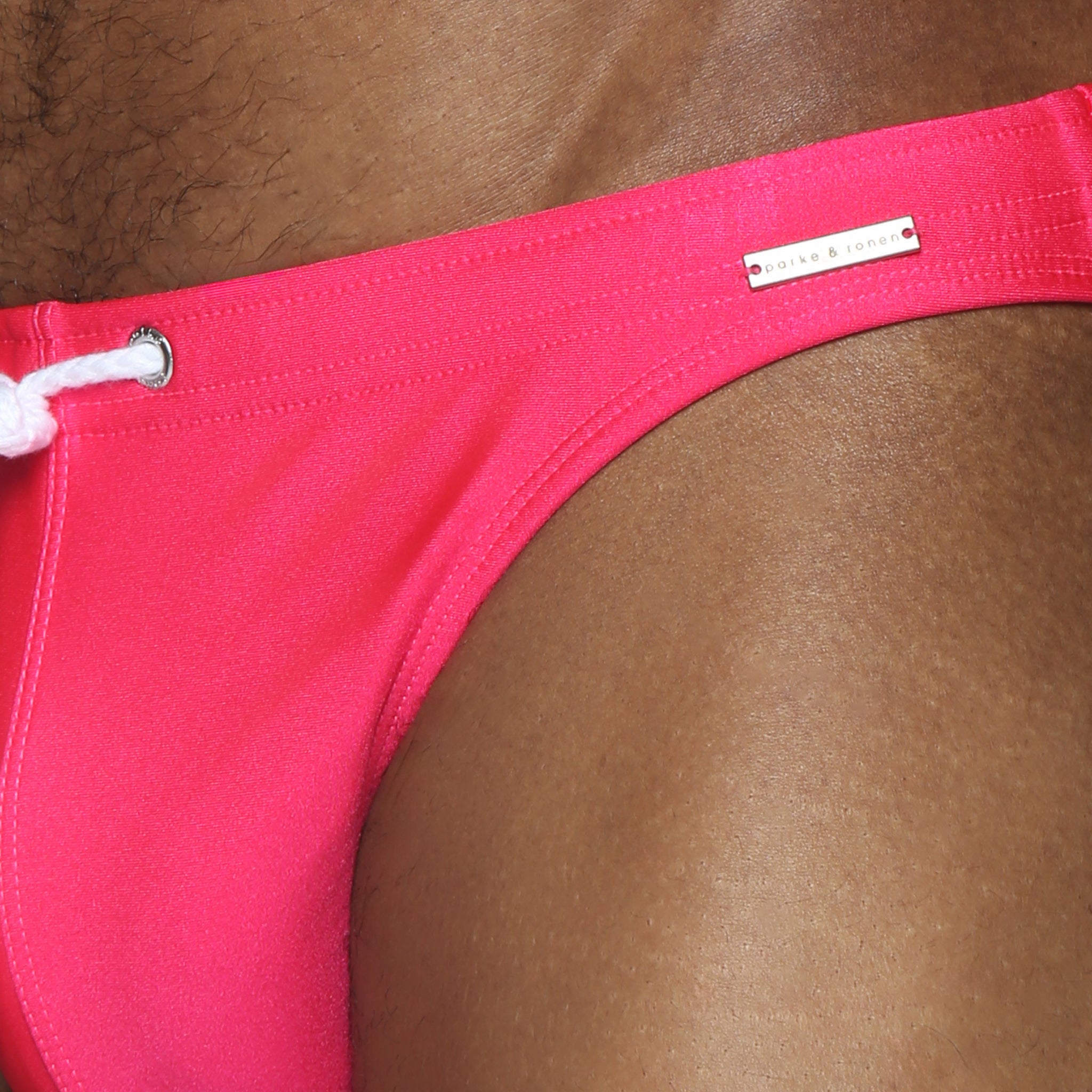 Electric Fuchsia Solid Blade Bikini - Parke & Ronen