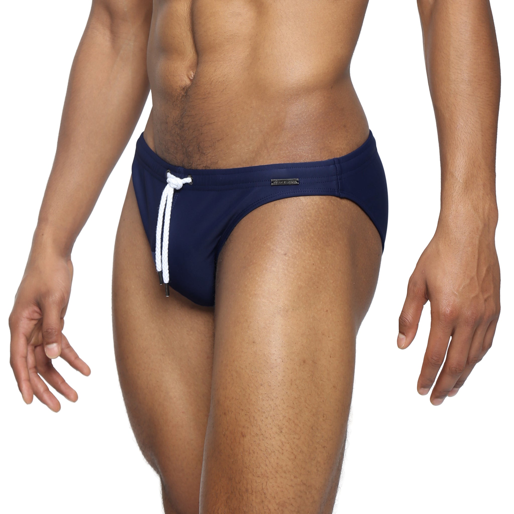 NEW- Navy Solid Blade Bikini