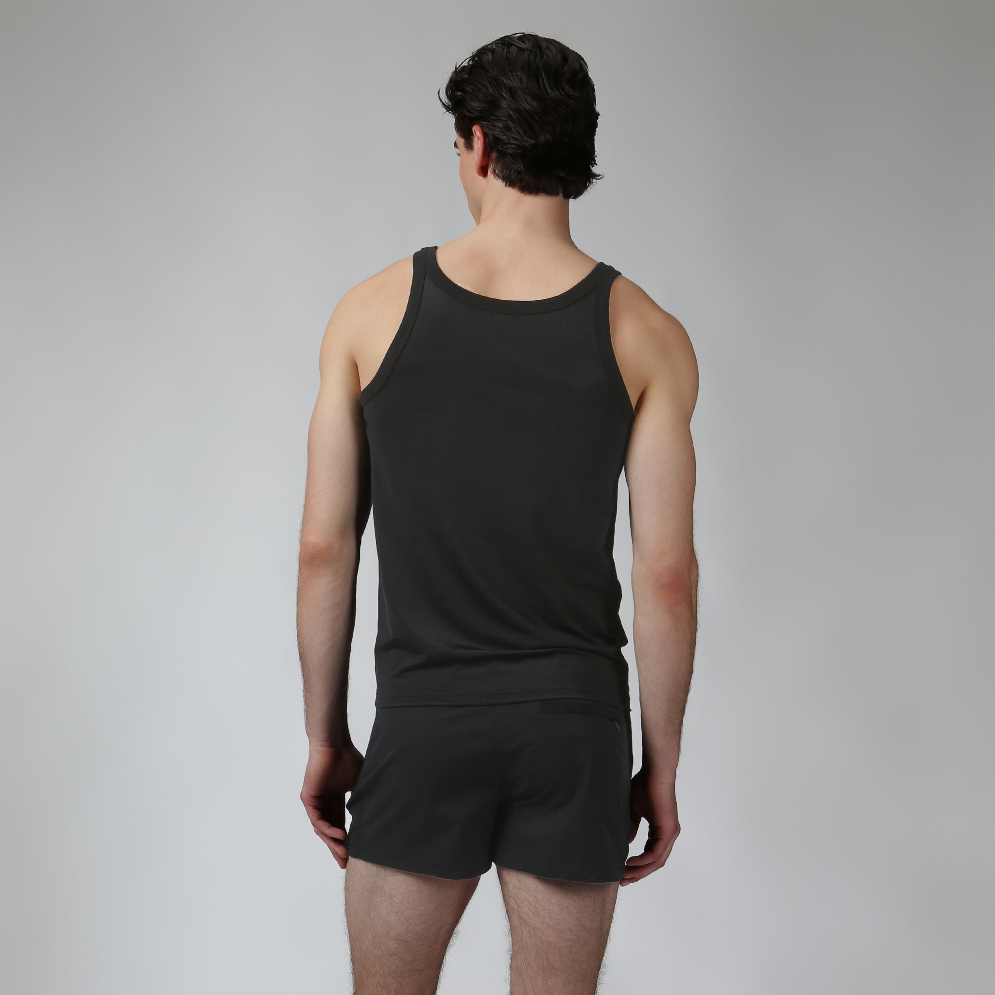 Black Power Grid Roxy Tank - Parke & Ronen