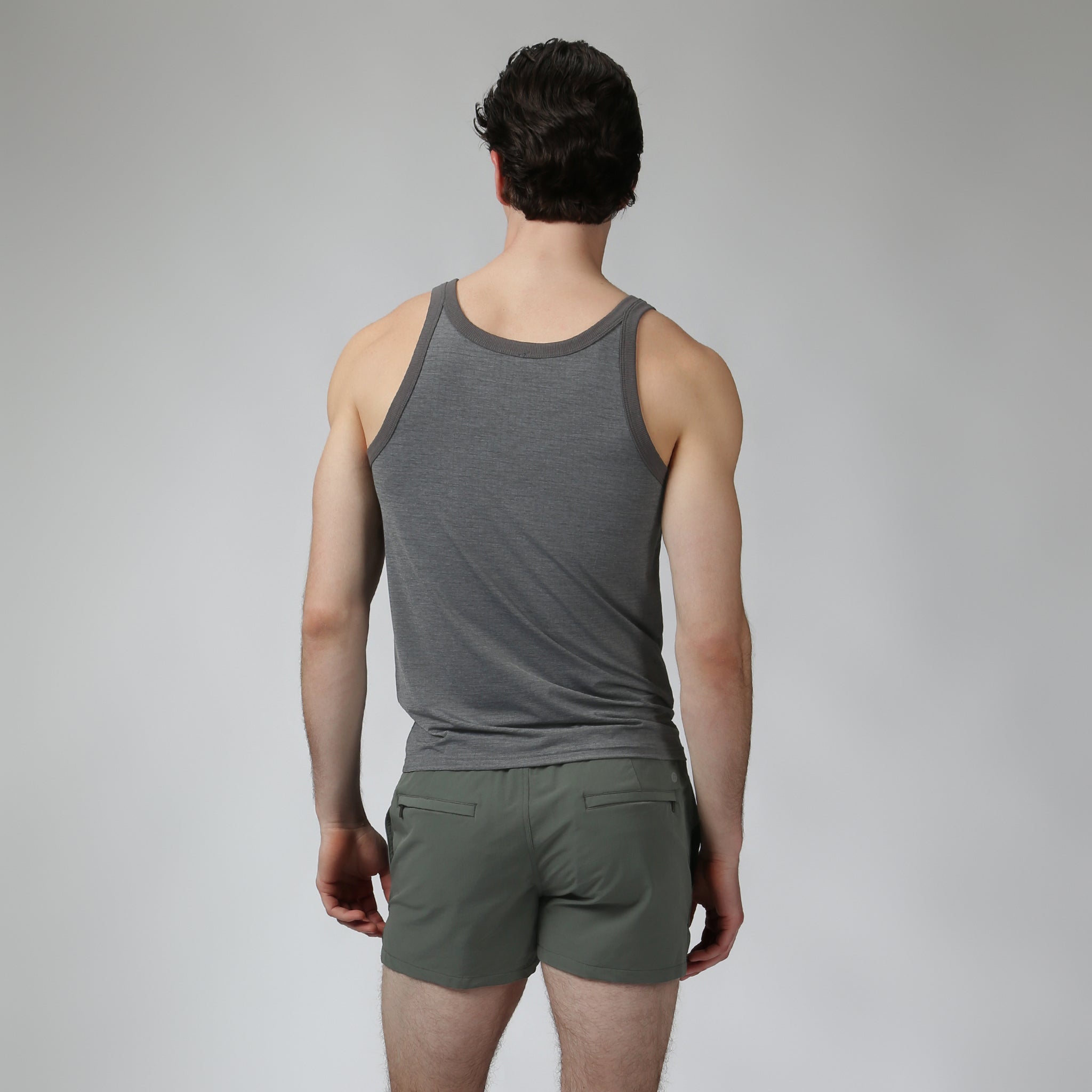Graphite Power Grid Roxy Tank - Parke & Ronen