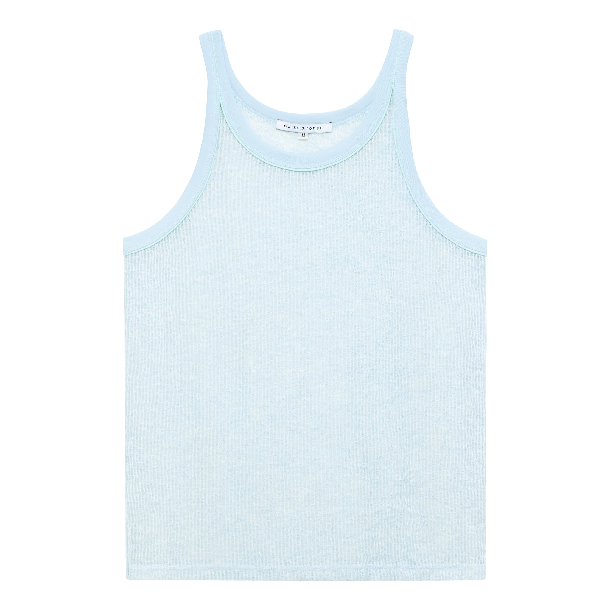 NEW- Sky Blue Sereno Rib Tank