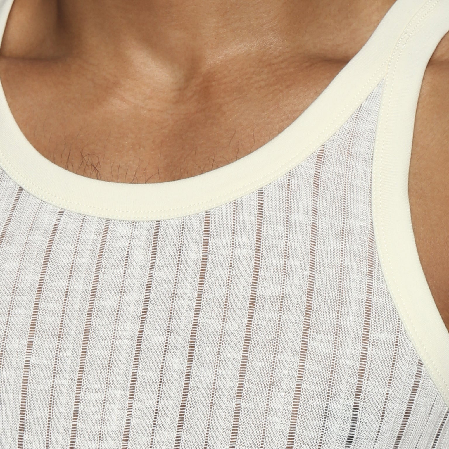 NEW ARRIVAL- Ivory Linea Knit Roxy Tank