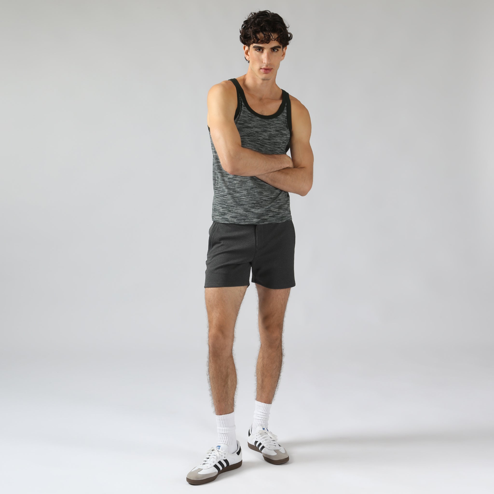 ACTIONWEAR Iron Green Space Dye Roxy Tank