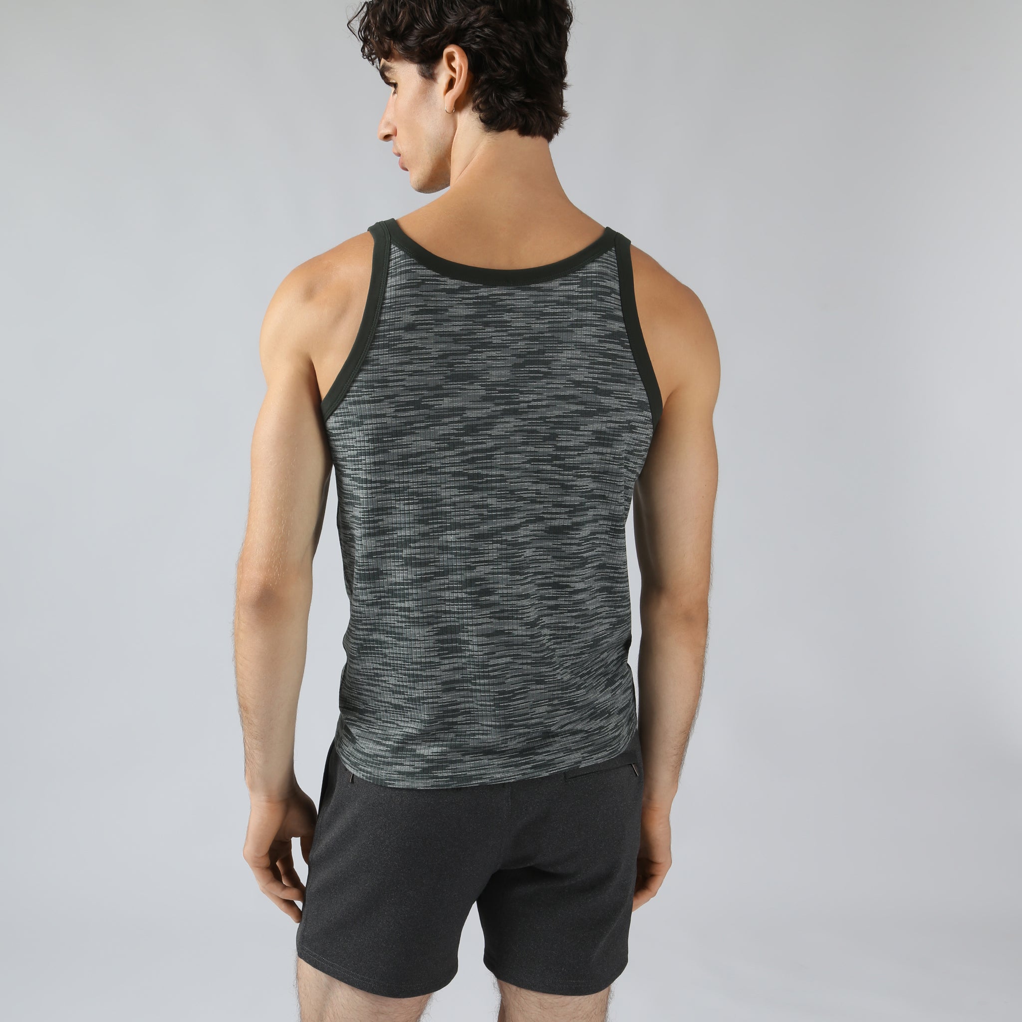 ACTIONWEAR Iron Green Space Dye Roxy Tank