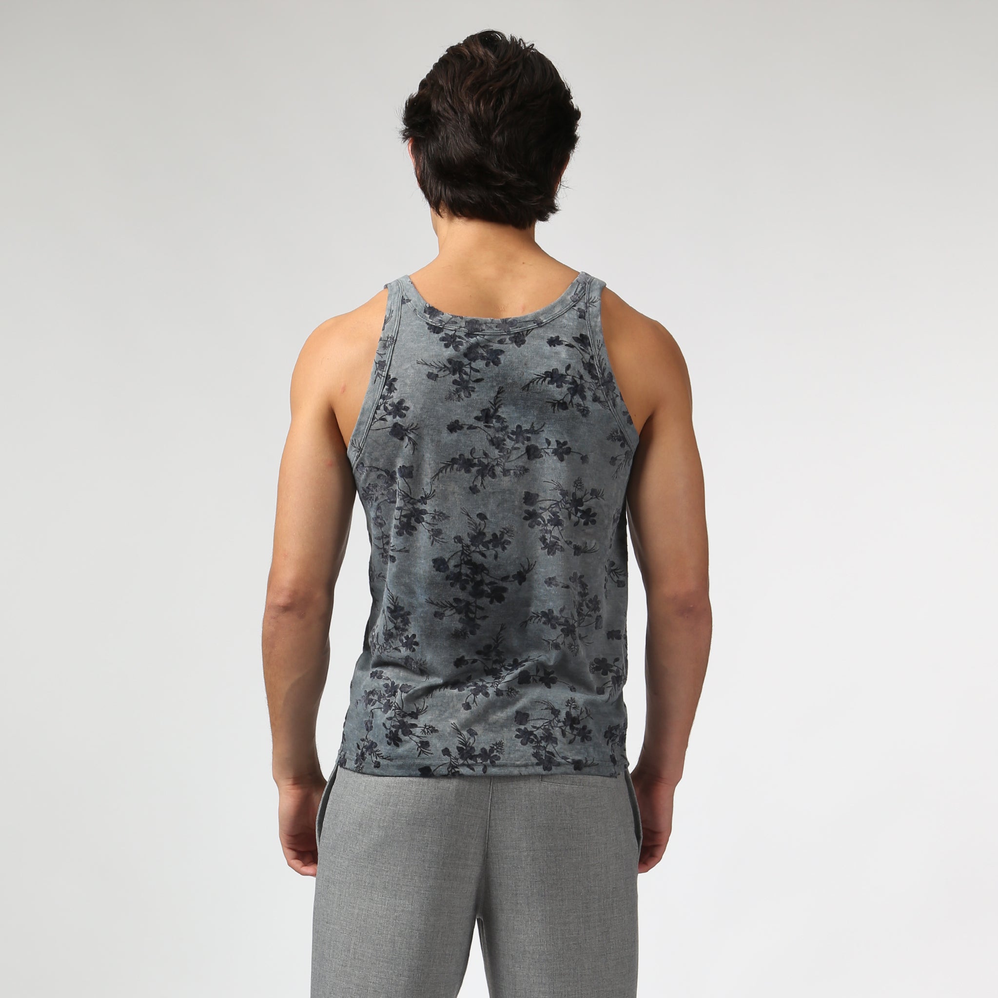 NEW- Lavender Grey Vale Rib Knit Roxy Tank